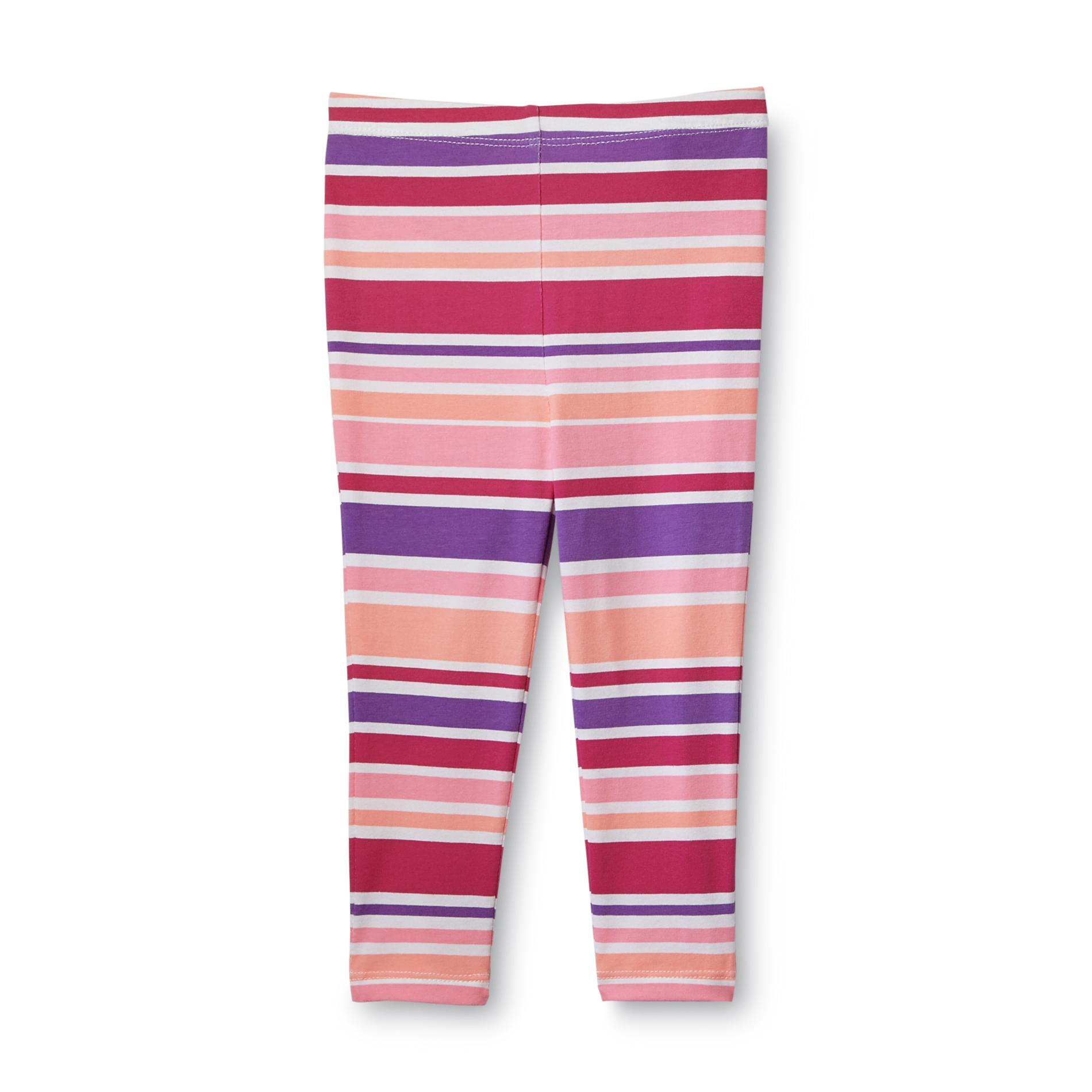 Toughskins Girl's Capri Leggings - Stripes