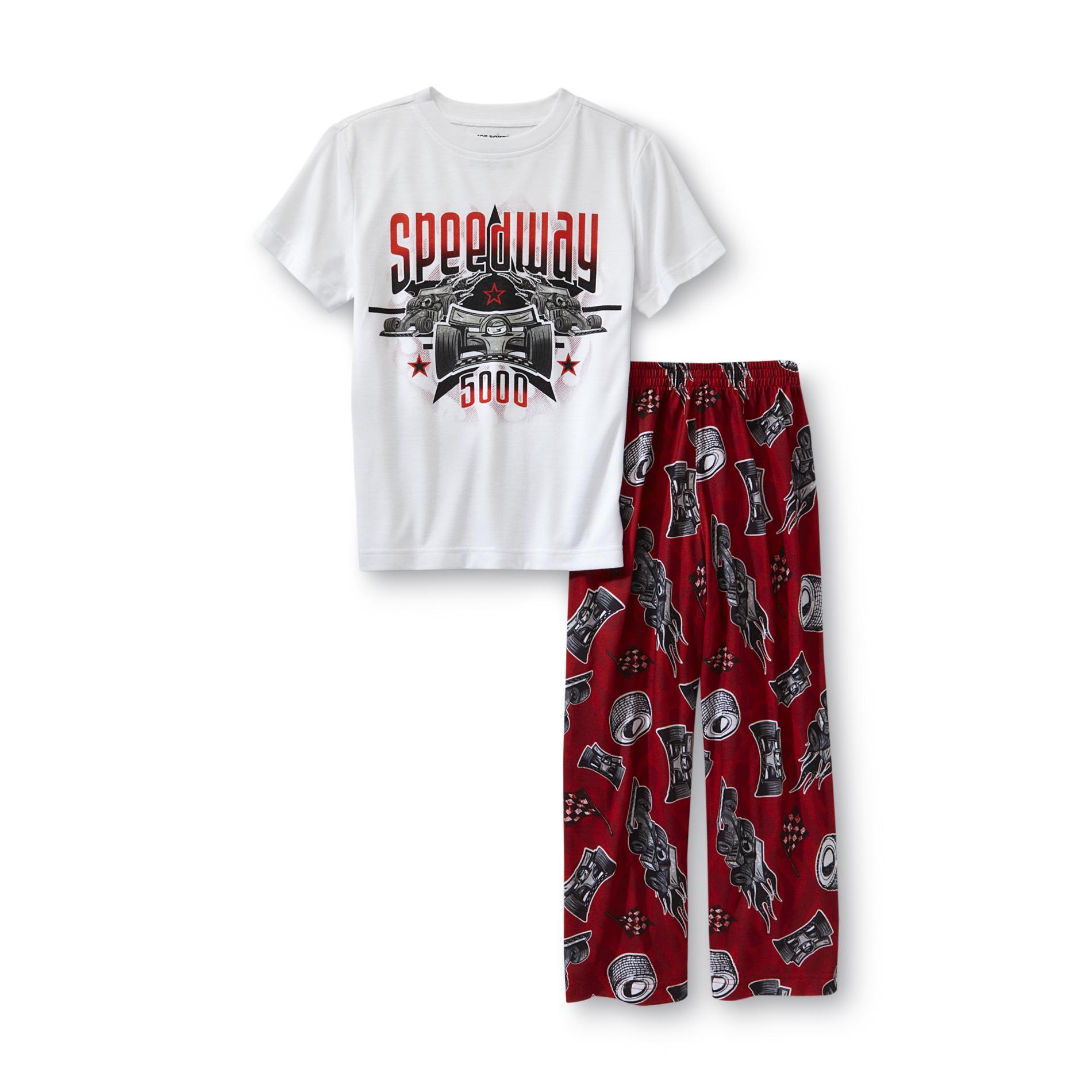Joe Boxer Boy's Short-Sleeve Pajama T-Shirt & Pants - Speedway