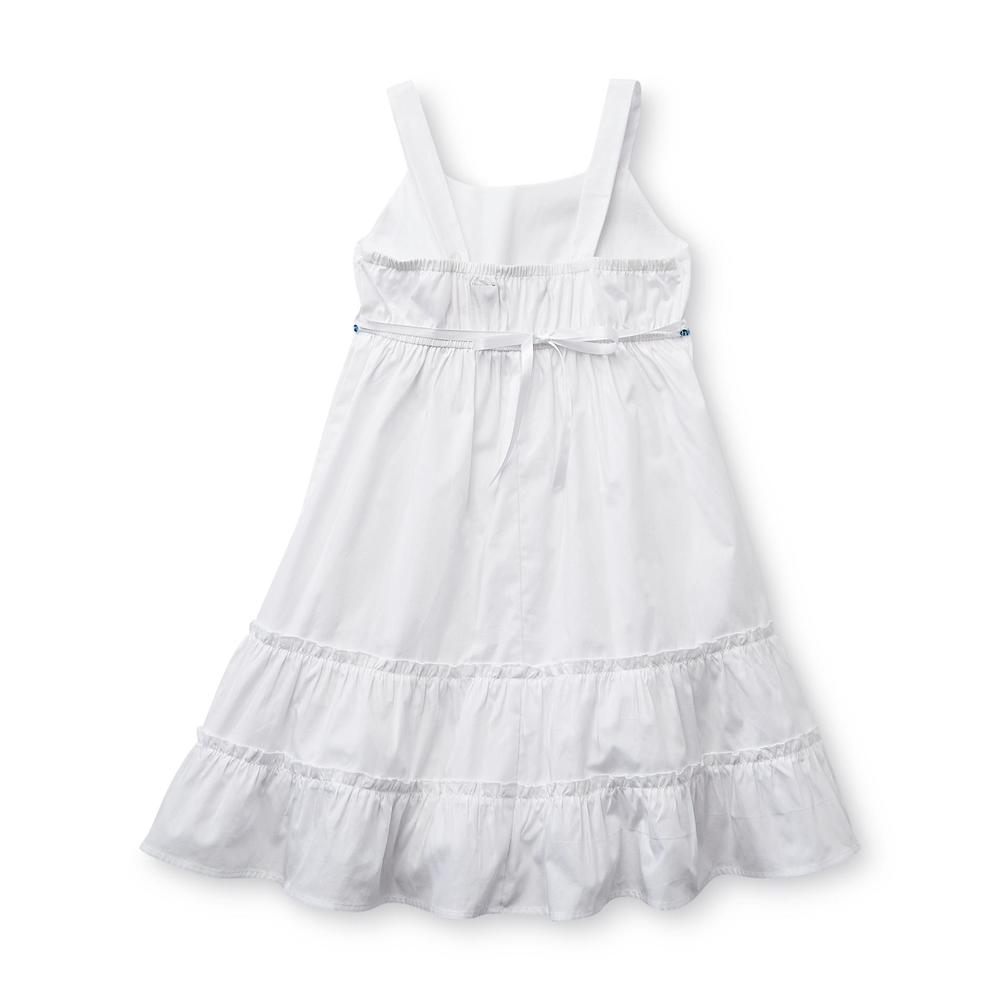 Basic Editions Girl's Sleeveless Dress - Sequins & Bows