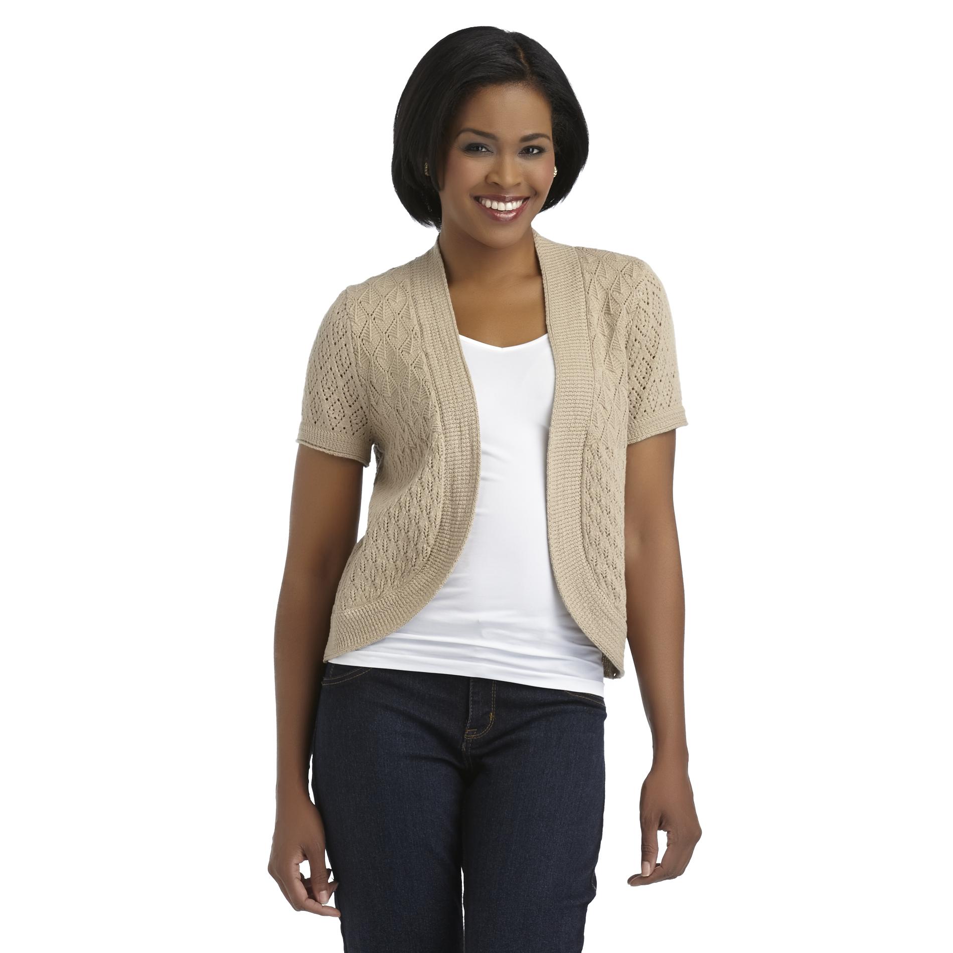 Laura Scott Women's Short-Sleeve Sweater