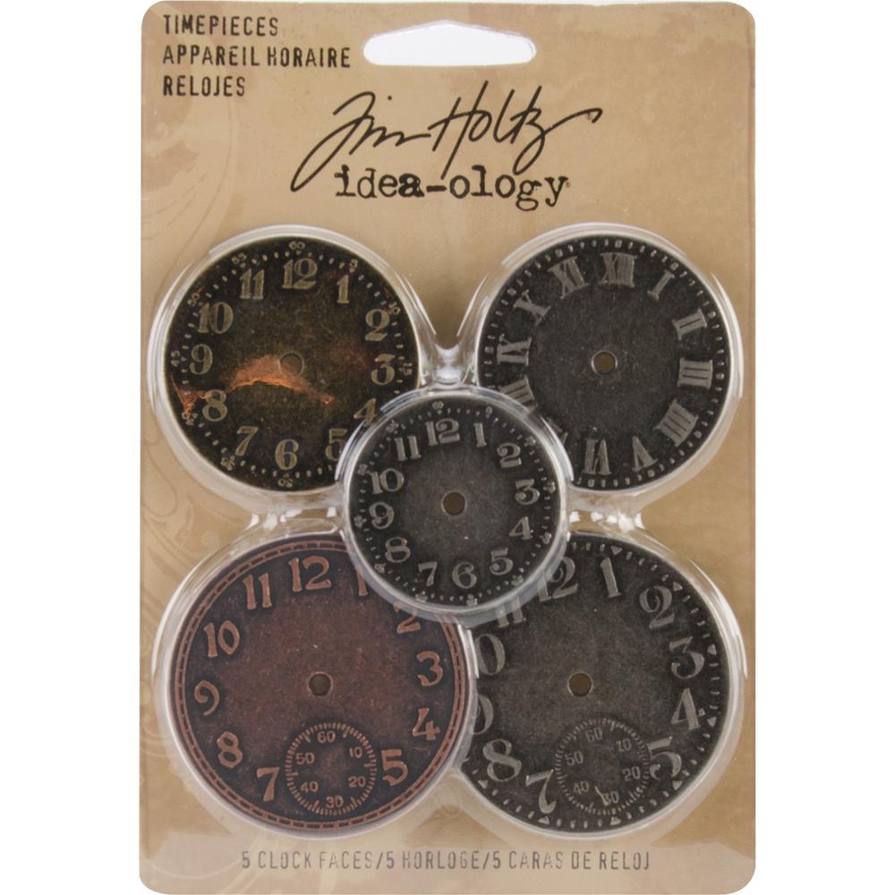 Idea-Ology Timepieces Clock Faces 1.25" To 1.75" Antique Nickel, Brass & Copper