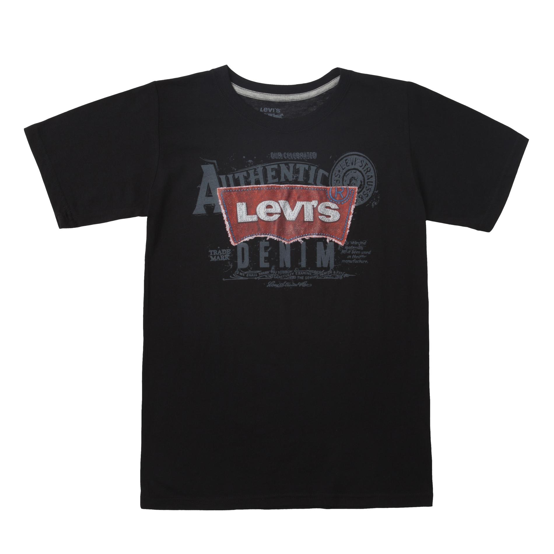 Levi's Boy's Graphic Logo T-Shirt - Authentic Denim