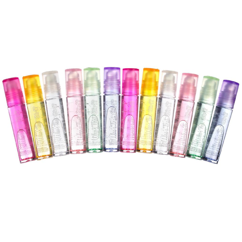 Expressions Who's That Girl 12 Piece Roll-On Lip Gloss Set