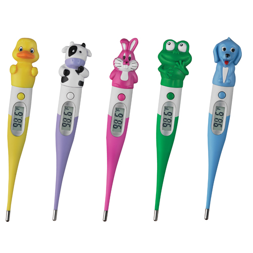 MABIS&#174; ZooTemps&#174;  Digital 30-Second  Flexible Tip Thermometers  5-Pack