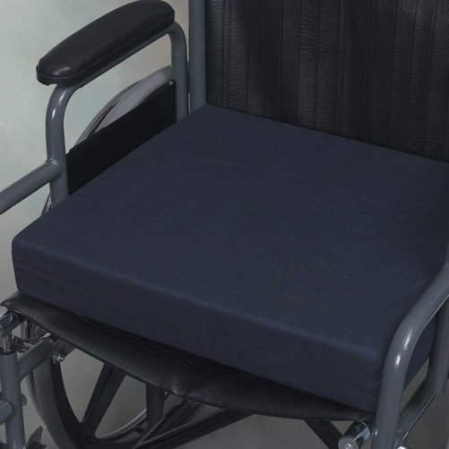 DMI Polyfoam Standard Wheelchair Cushions, Navy, 16 x 18 x 3
