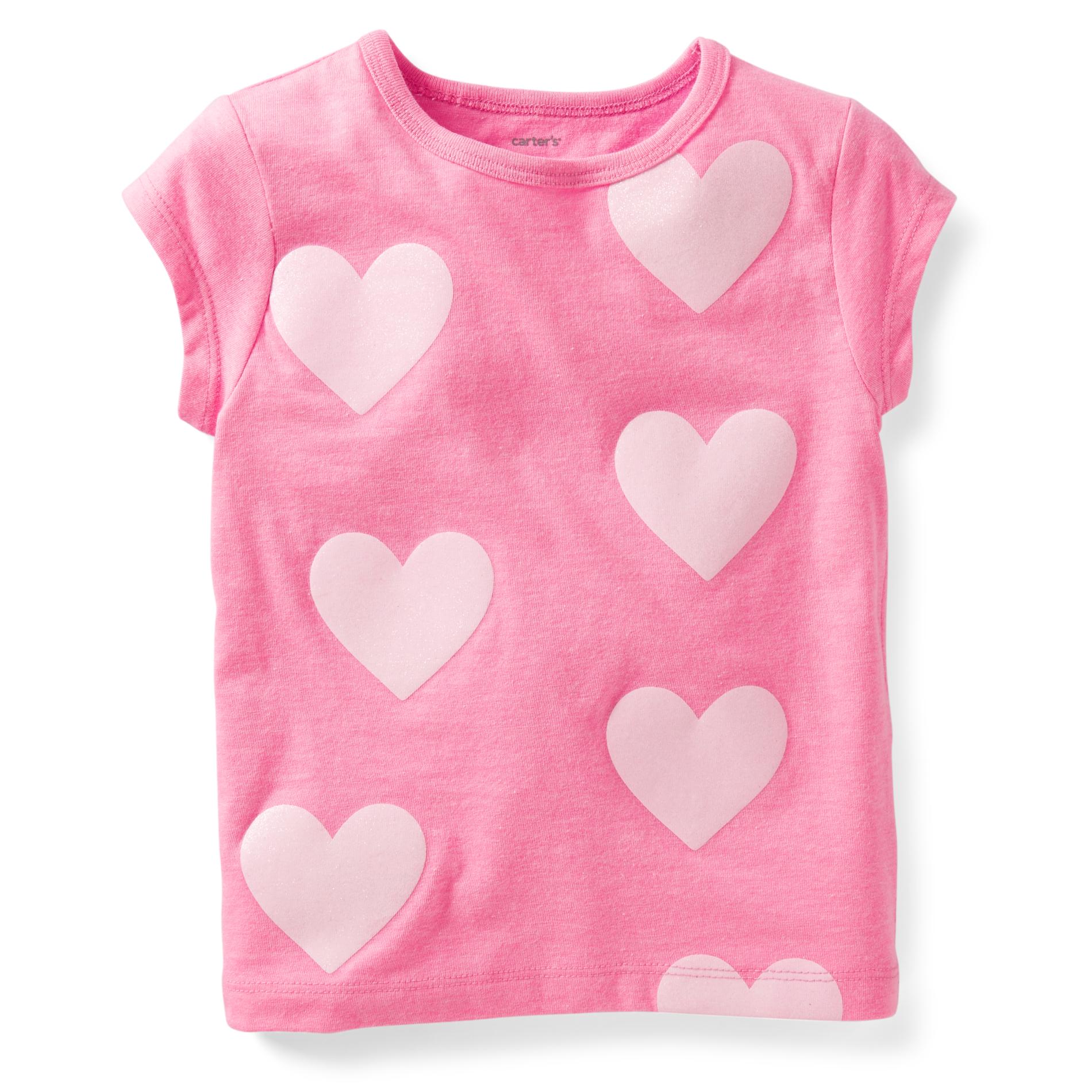 Carter's Girl's Graphic T-Shirt - Hearts