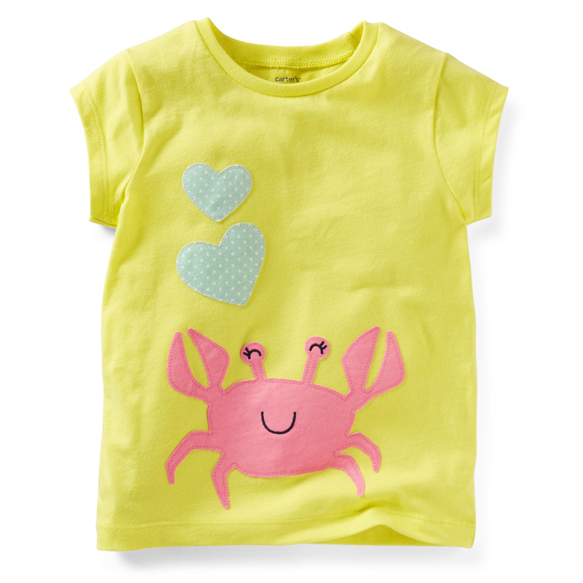 Carter's Toddler Girl's T-Shirt - Crab