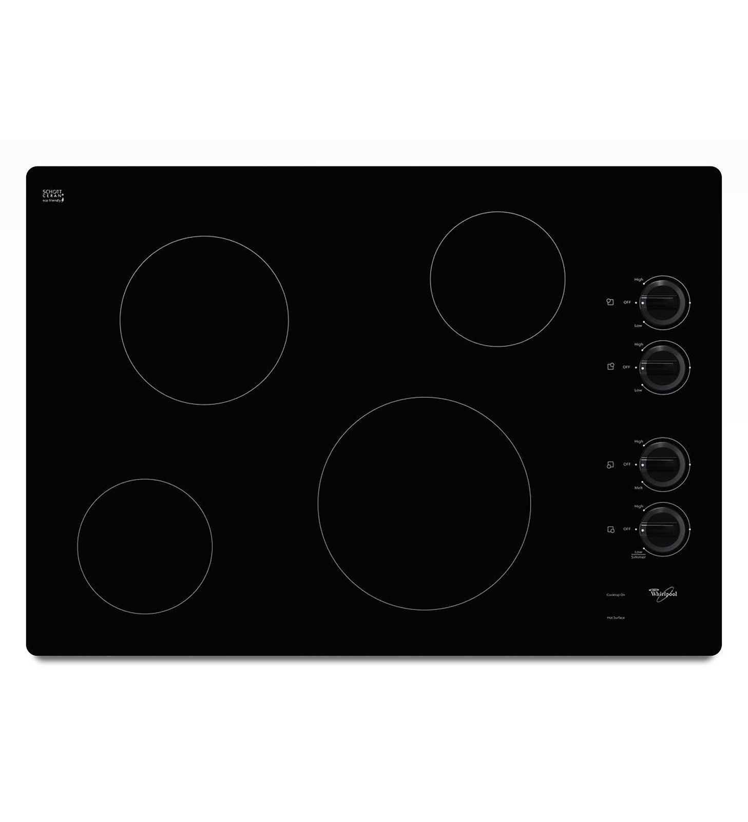 Whirlpool W5CE3024XB  30" Electric Cooktop