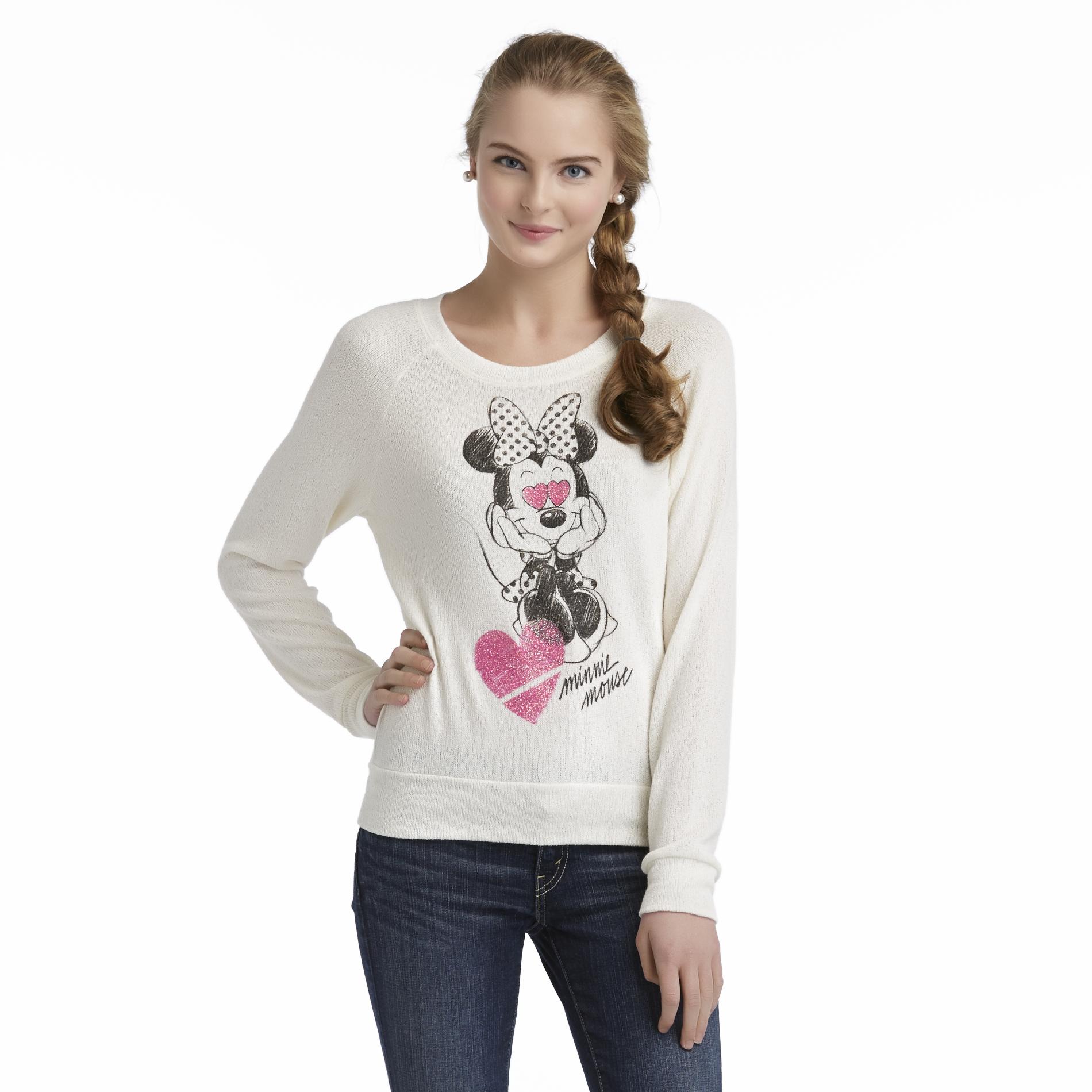 Bongo Minnie Mouse Junior's Graphic Sweater