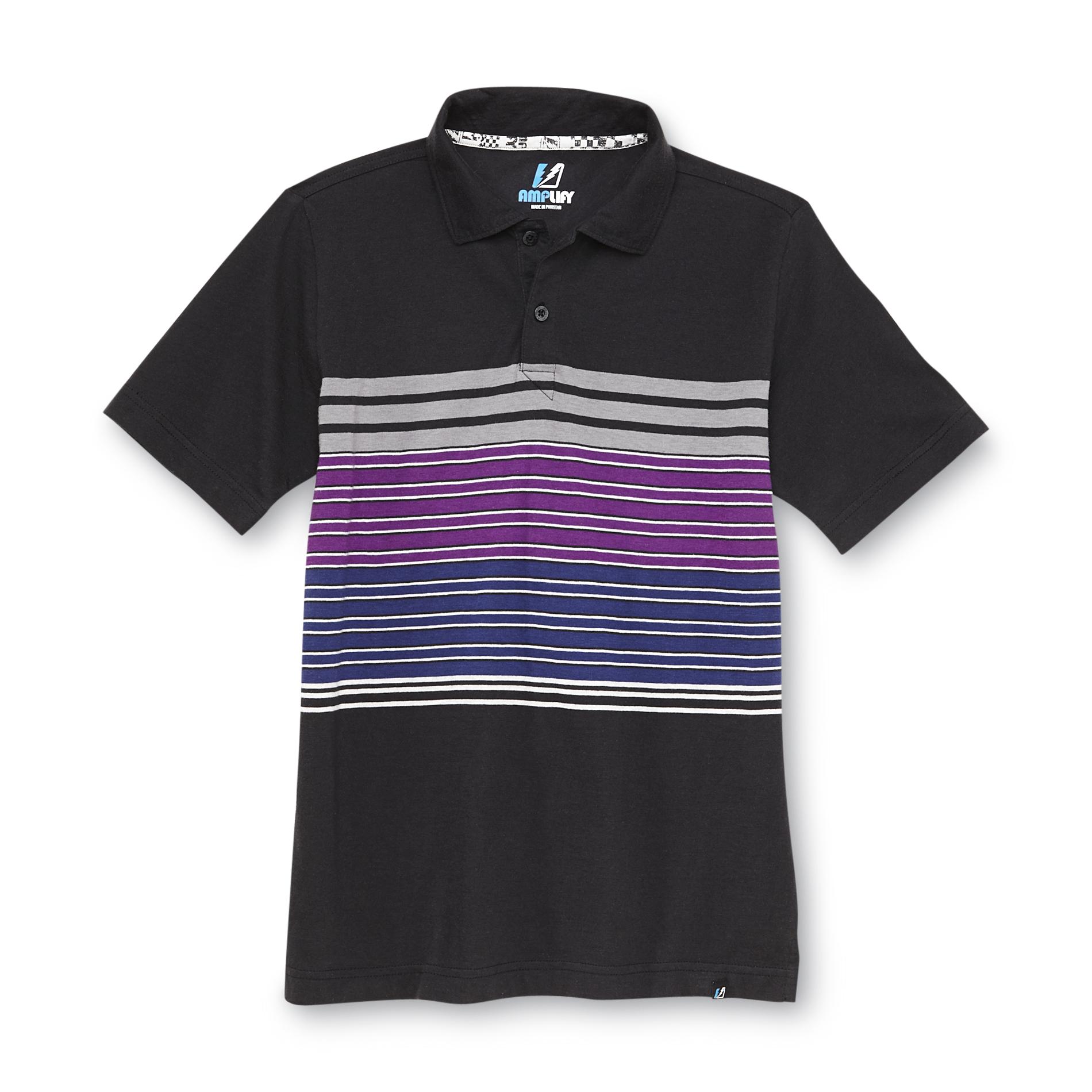 Amplify Boy's Polo Shirt - Striped