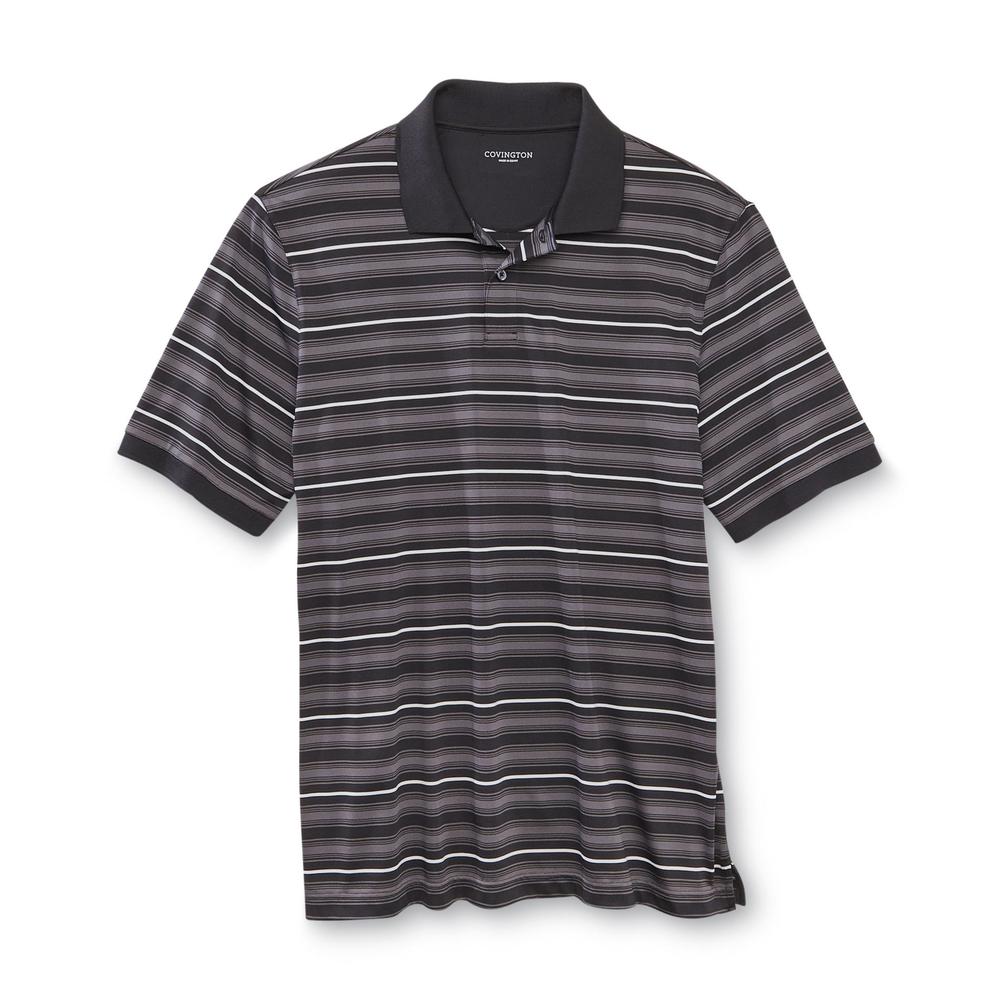 Covington Men's Big & Tall Mesh Polo Shirt - Stripe