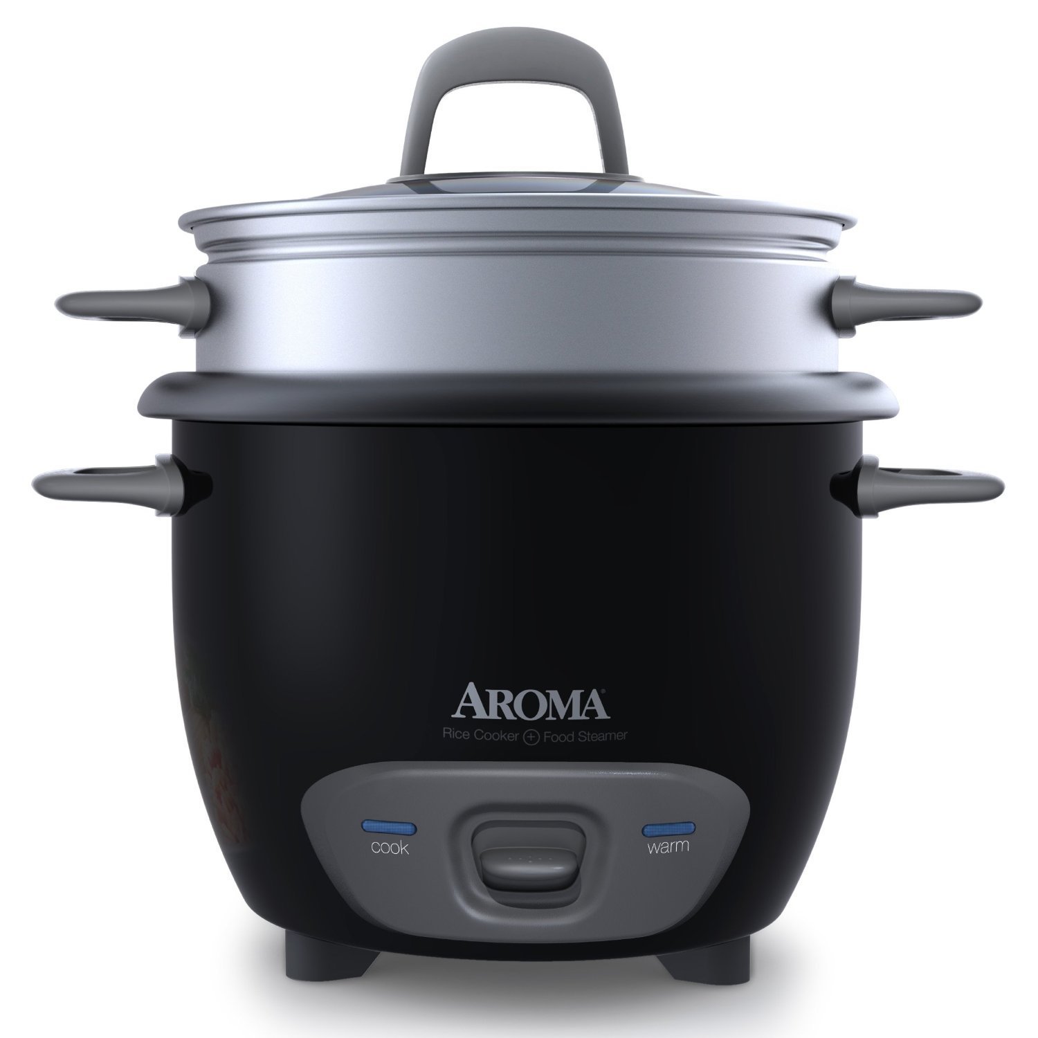 Aroma ARC-743-1NGB  6-Cup Pot Style Rice Cooker - Black