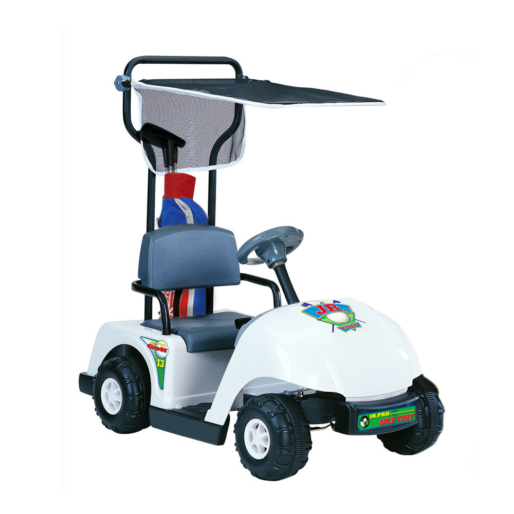 Kid Motorz Pro Golf Cart In White