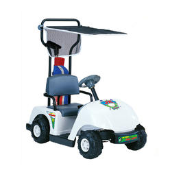 Kid Motorz Junior 6V Pro Golf Cart Ride-On, White