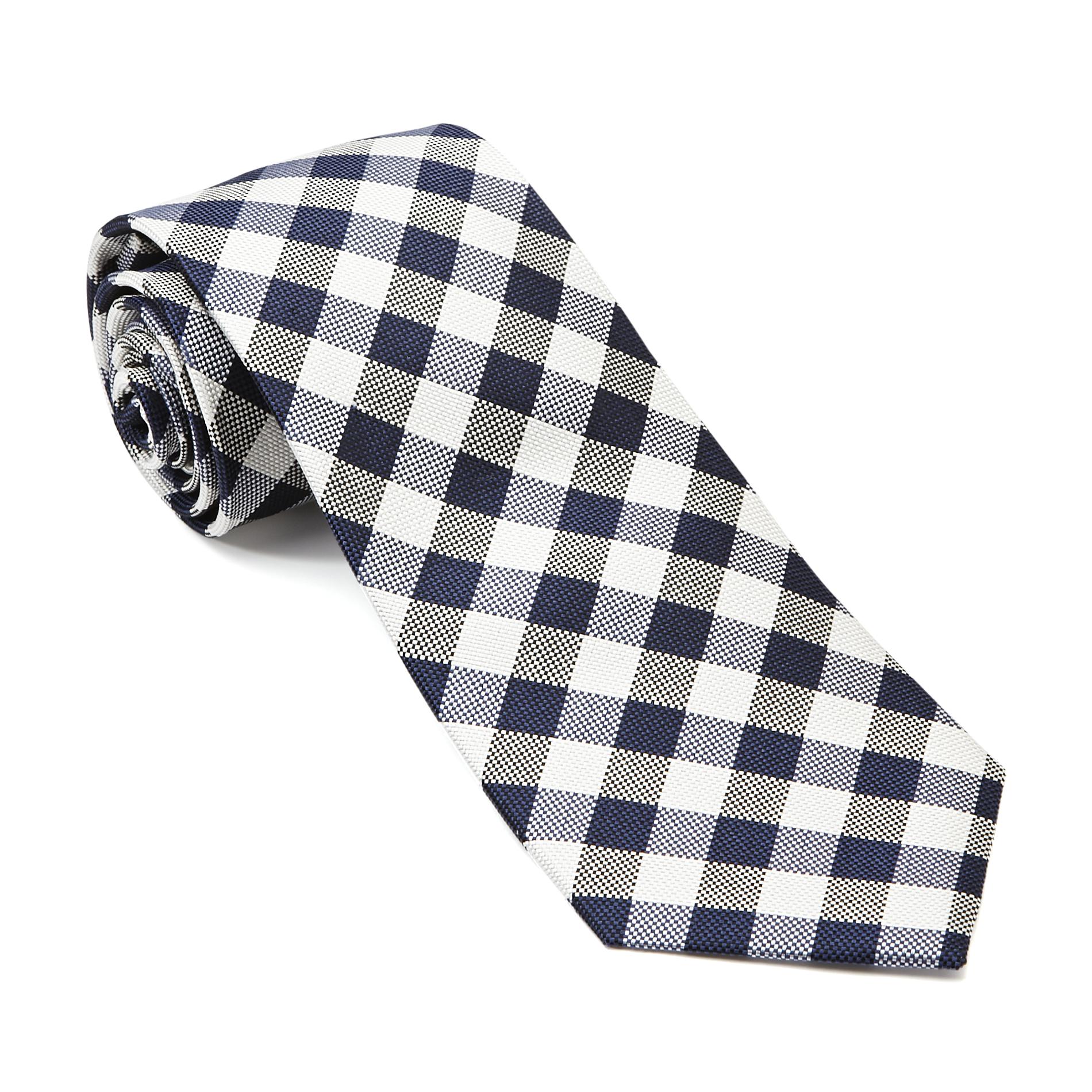 U.S. Polo Assn. Men's Silk Necktie - Checks