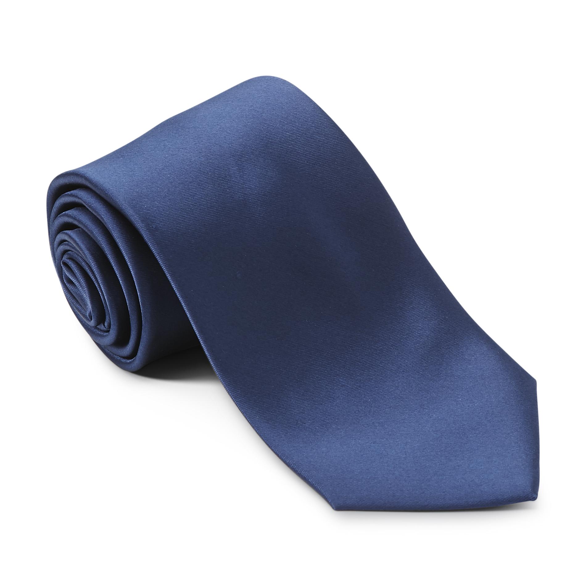 David Taylor Collection Men's Satin Necktie - Solid