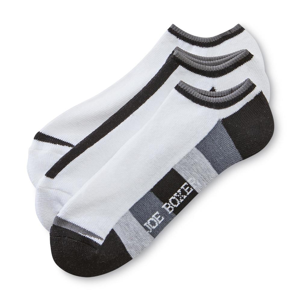 Joe Boxer Men's 3-Pairs Low-Cut Ankle Socks