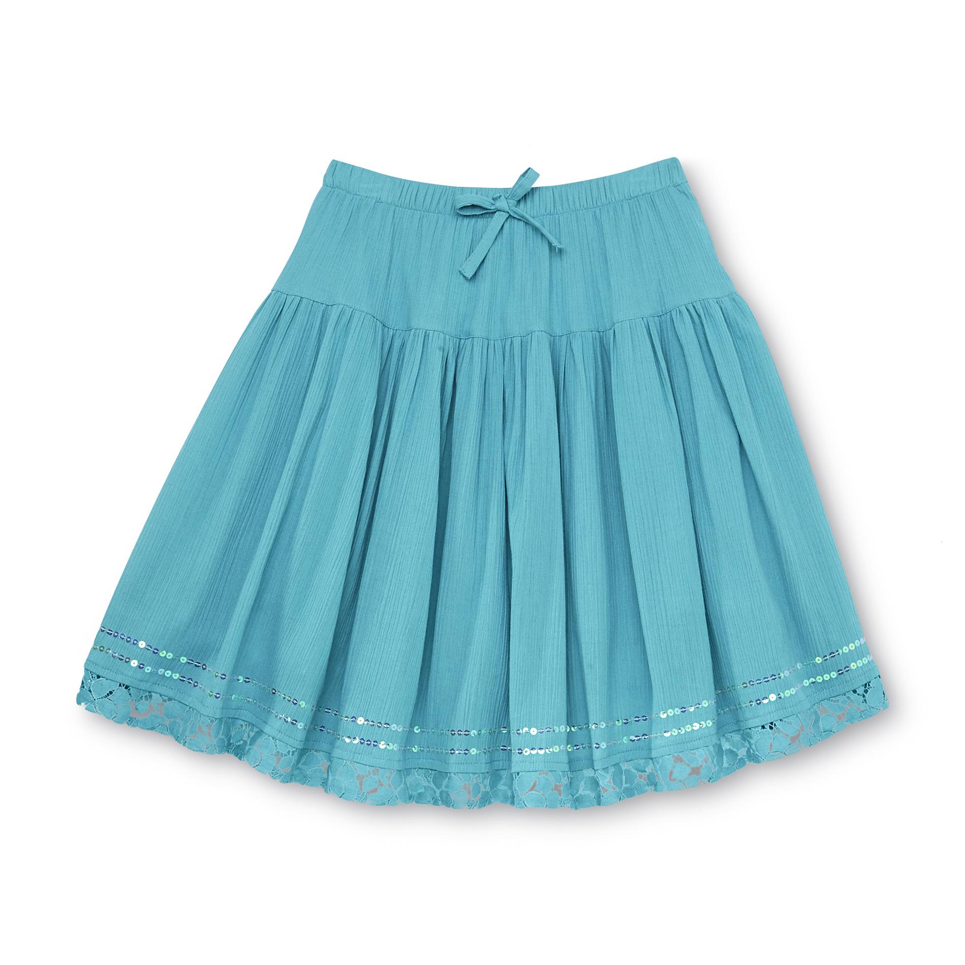 Canyon River Blues Girl's Crinkle Skirt