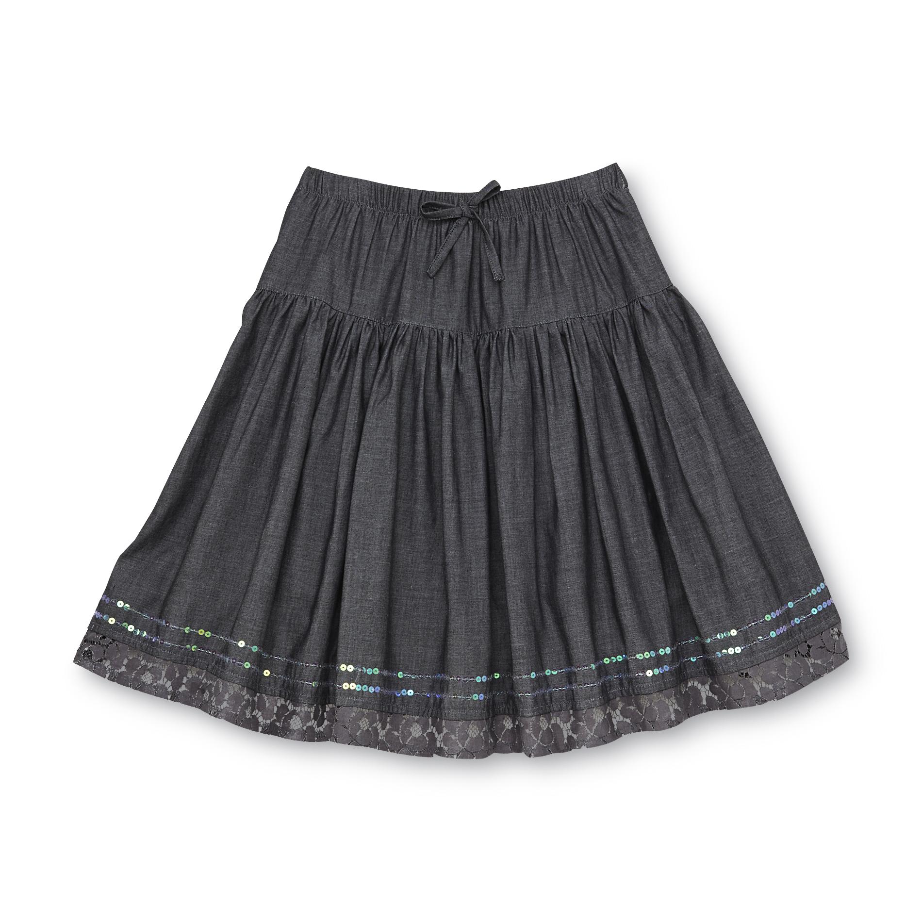 Canyon River Blues Girl's Chambray Skirt