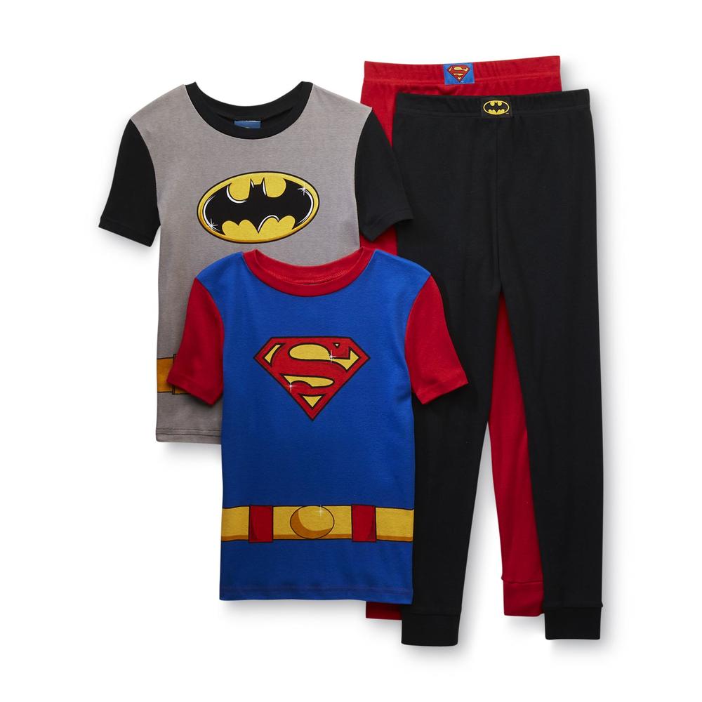 DC Comics Boy's 2-Pairs Pajamas - Superheroes