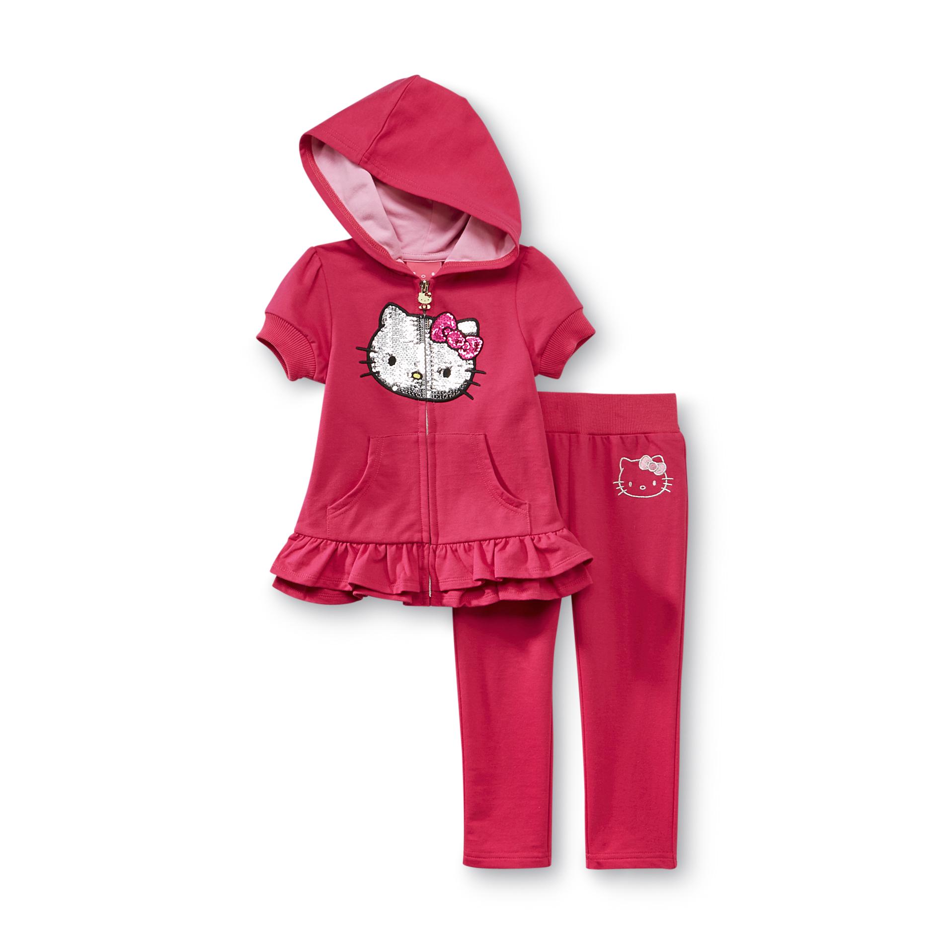 Hello Kitty Toddler Girl's Jacket & Pants - Sequined
