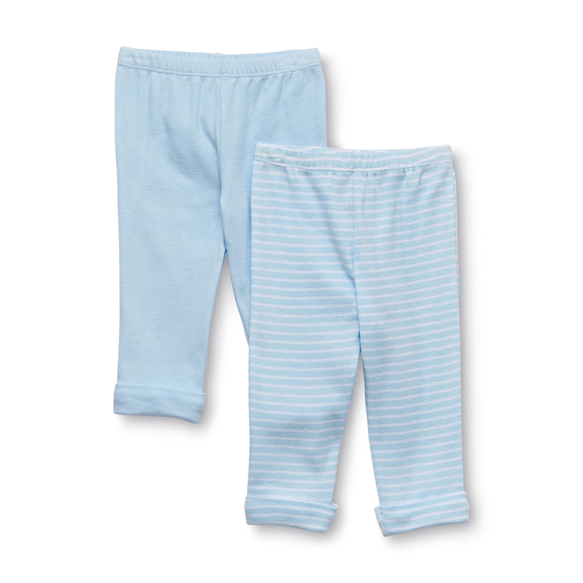 Welcome to the World Newborn Boy's 2-Pack Jersey Knit Pants - Striped