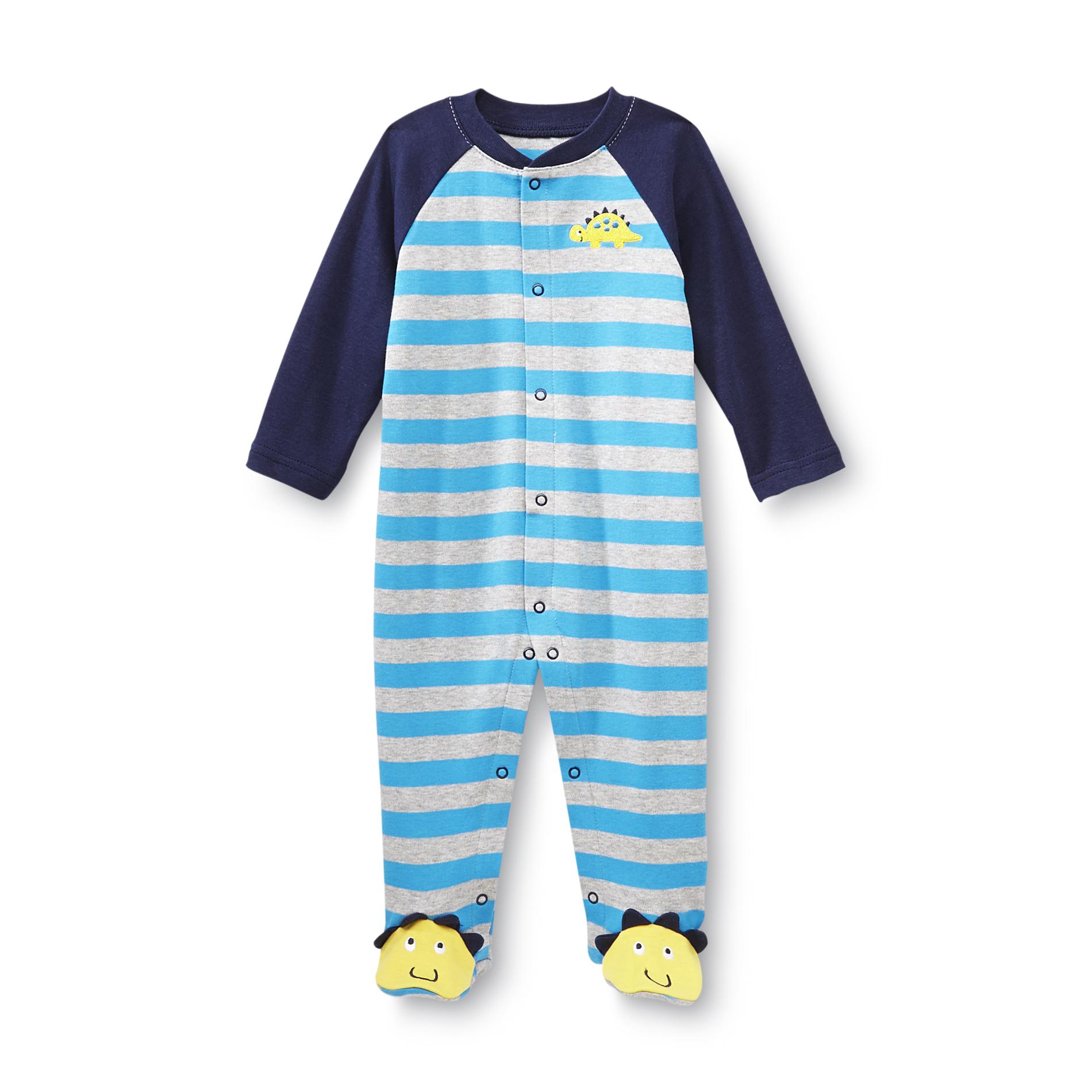 Small Wonders Newborn Boy's Sleeper Pajamas - Dinosaur