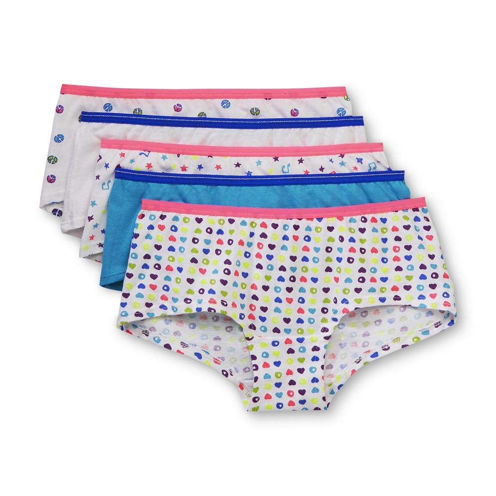 Maidenform Girl's 5-Pack Minishort Panties - Assorted