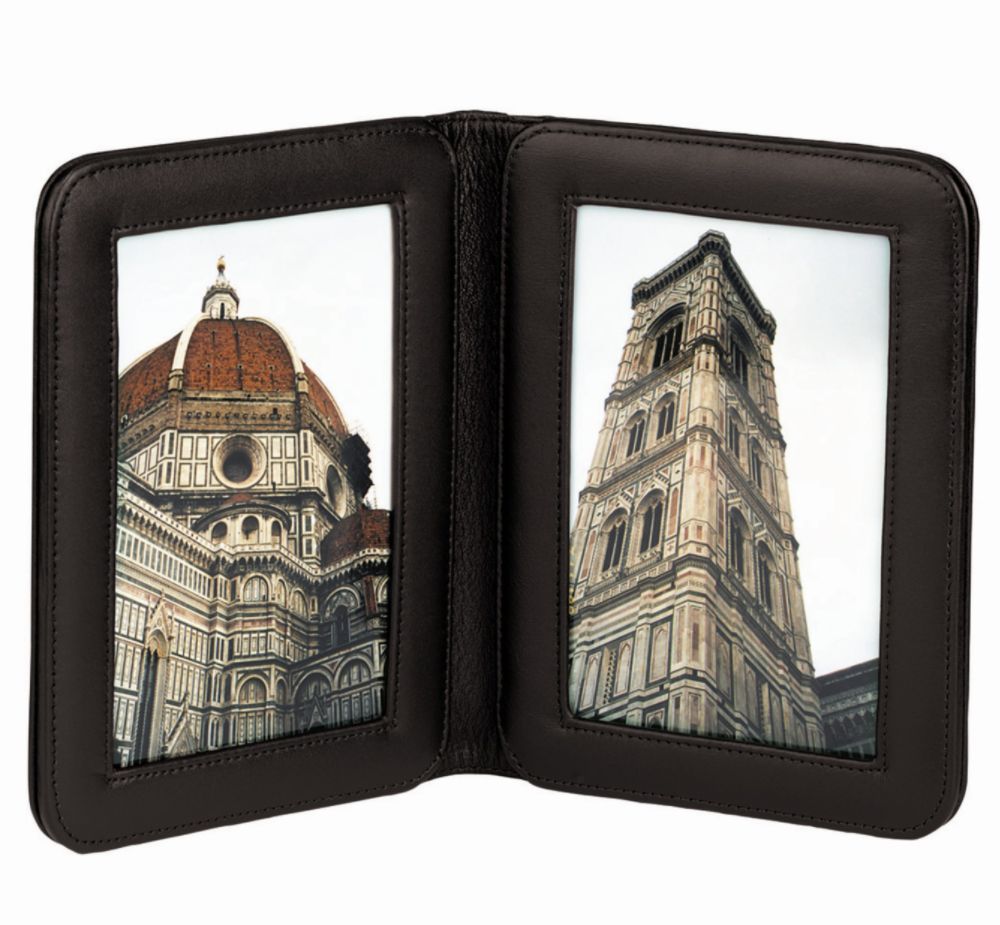 Royce Leather Double 4 x 6 Picture Holder