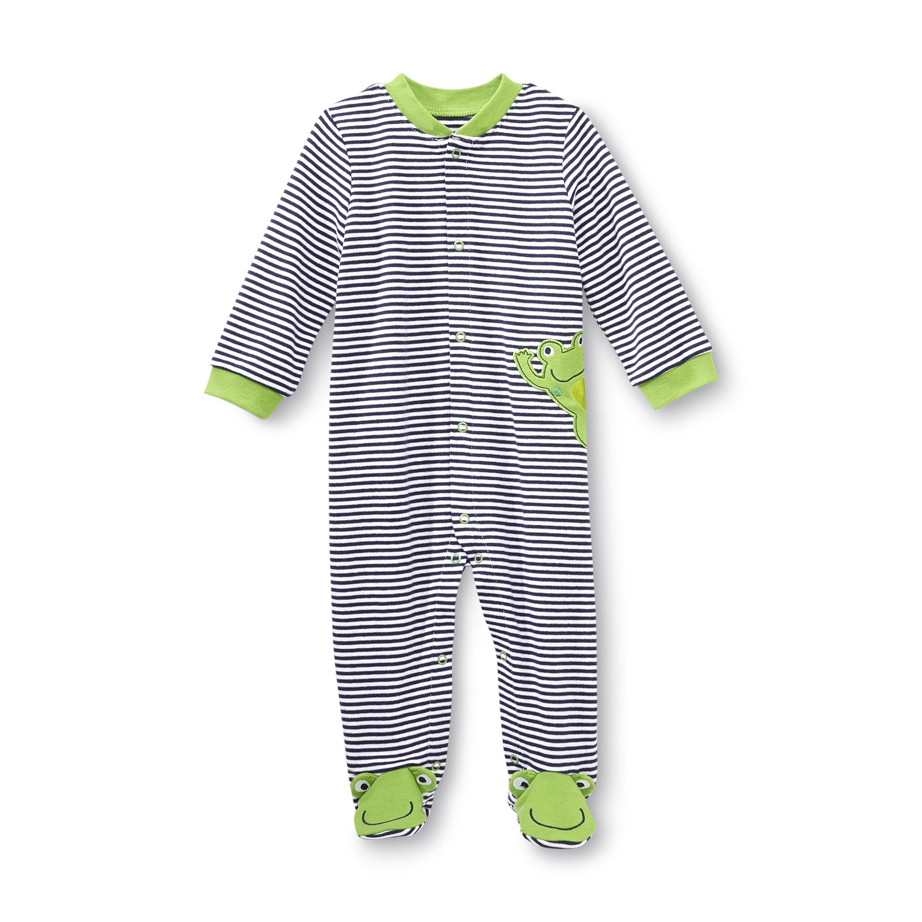 Small Wonders Newborn Boy's Sleeper Pajamas - Frog