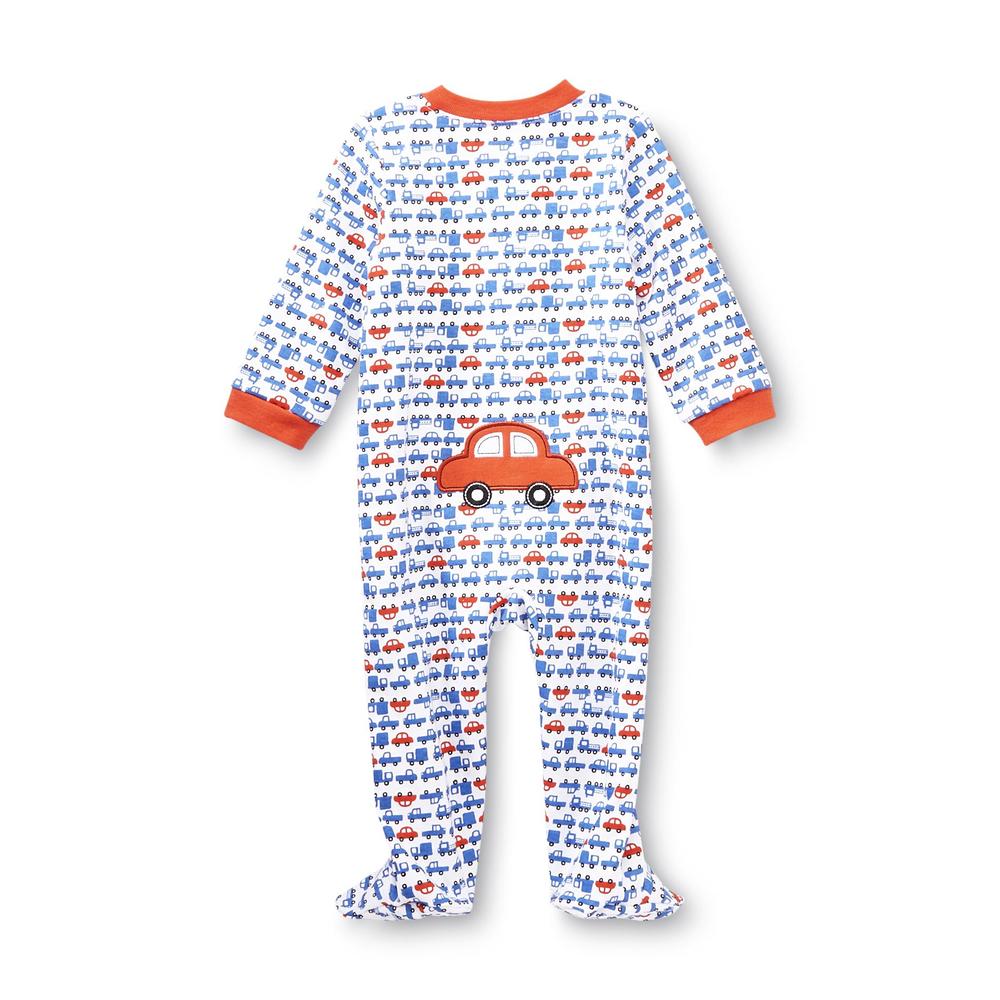 Small Wonders Newborn Boy's Sleeper Pajamas - Cars & Trucks