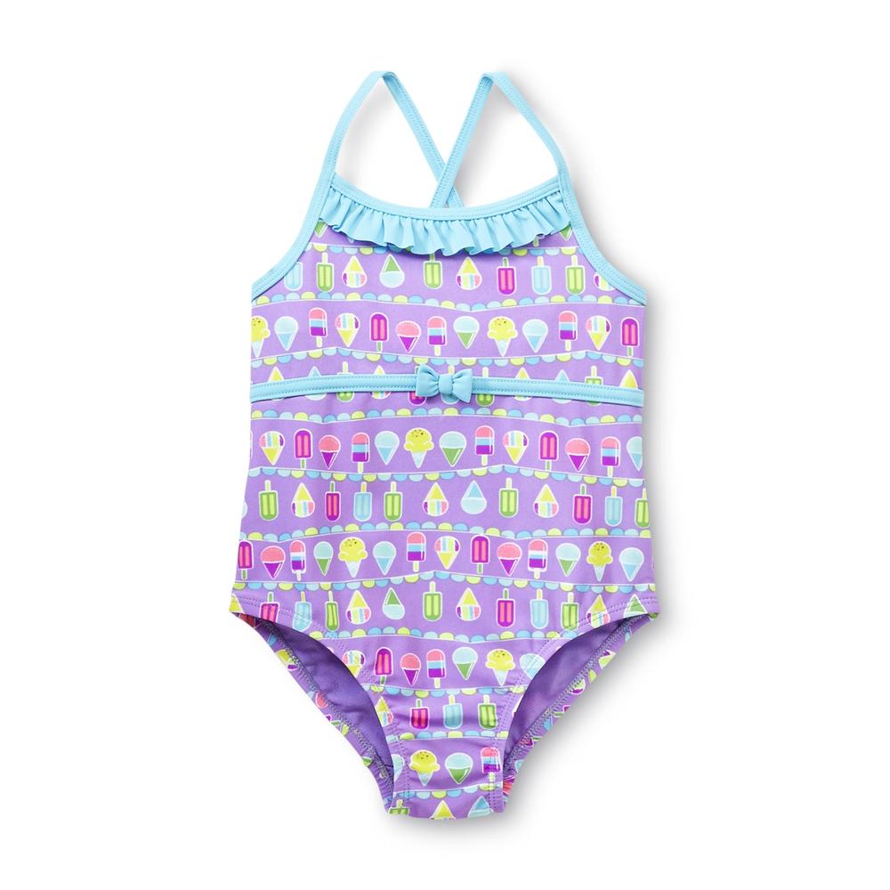 Joe Boxer Infant & Toddler Girl's Swimsuit - Neon Ice Cream