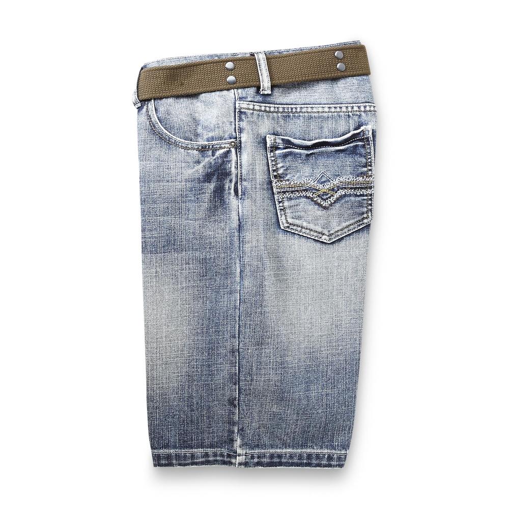 Route 66 Boy's Belted Jean Shorts