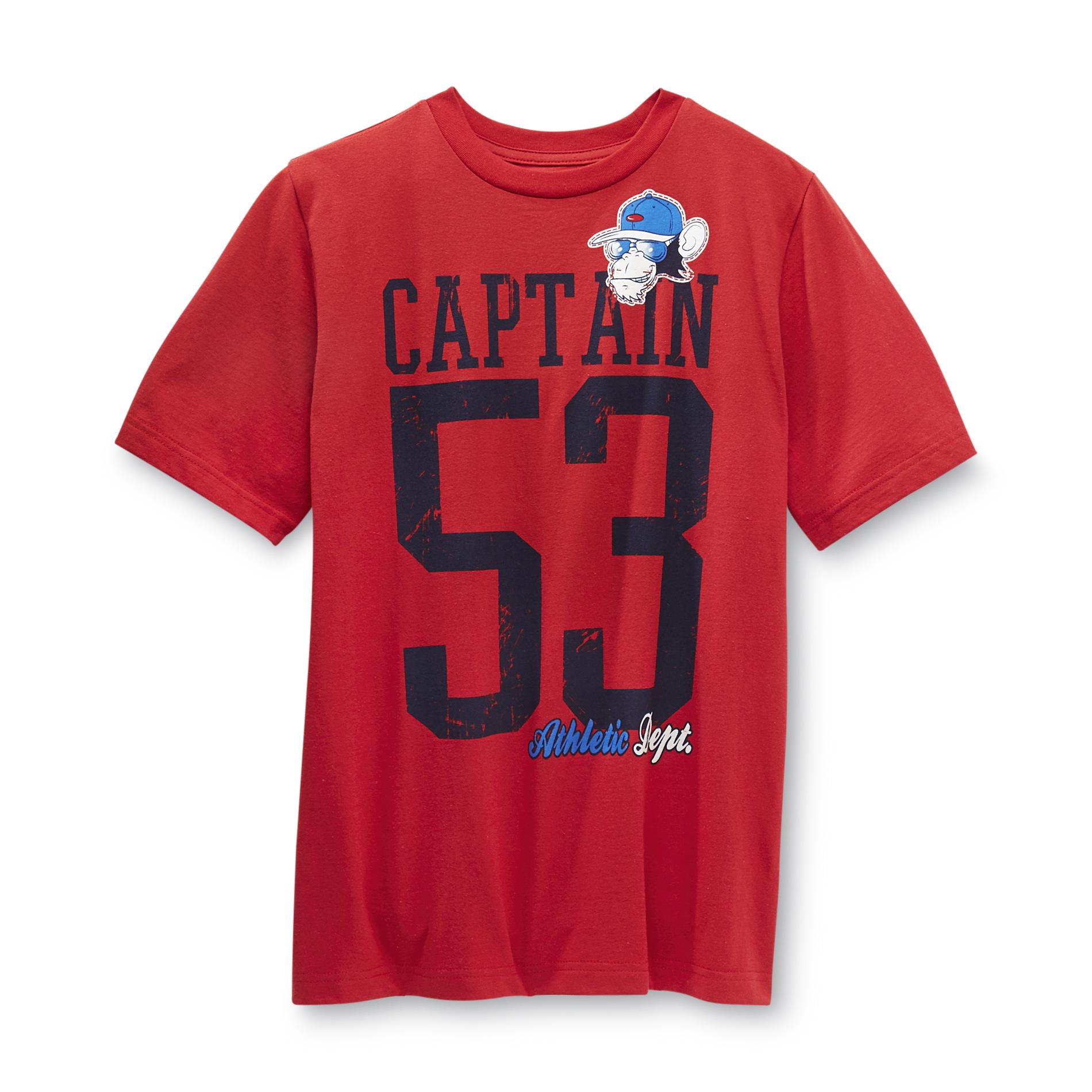 Basic Editions Boy's Graphic T-Shirt - Captain 53 Athletic Dept.