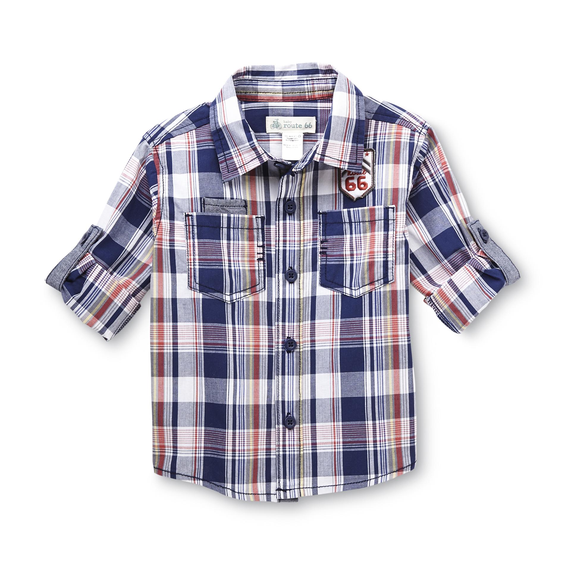 Route 66 Infant & Toddler Boy's Long-Sleeve Shirt - Plaid