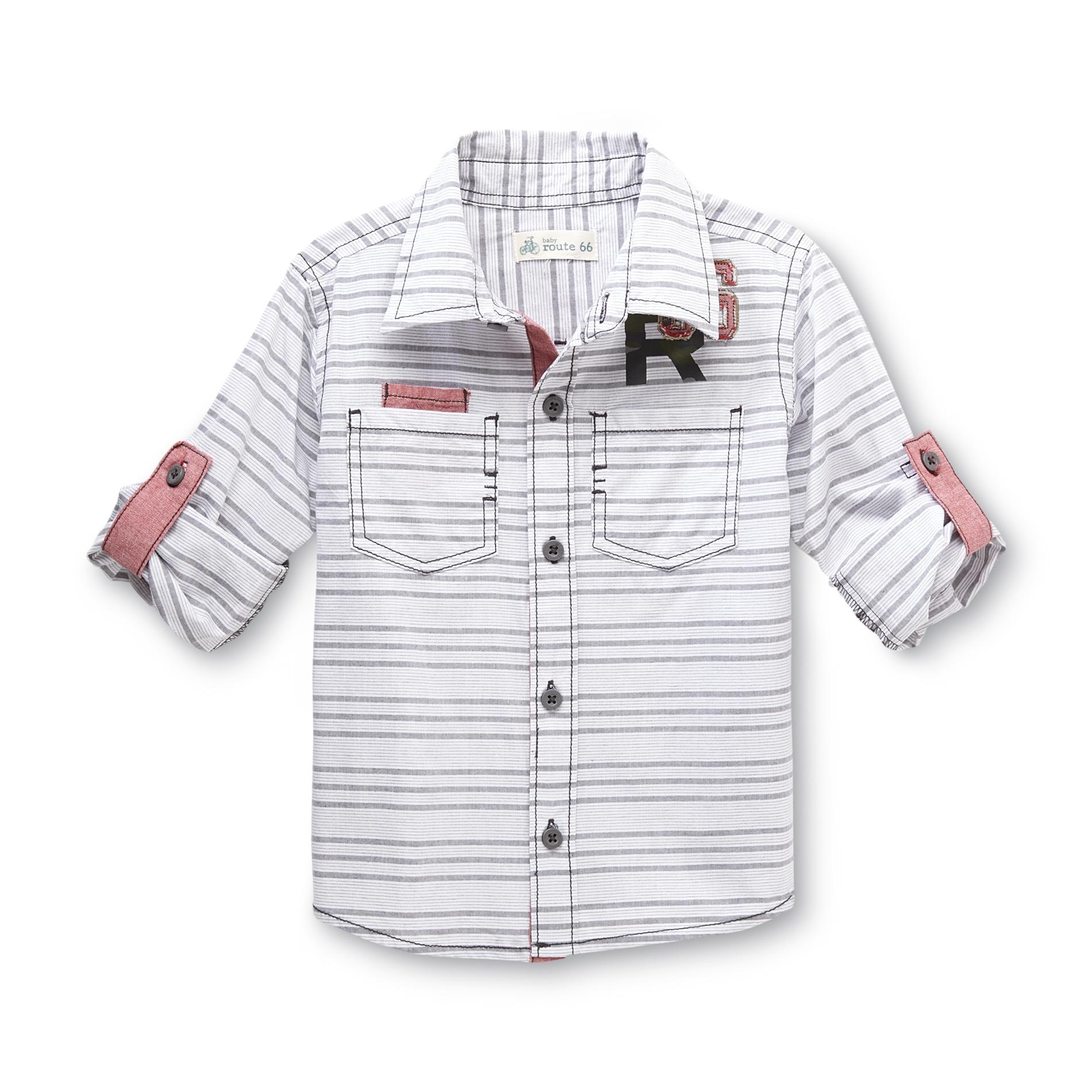 Route 66 Toddler Boy's Long-Sleeve Shirt - Striped