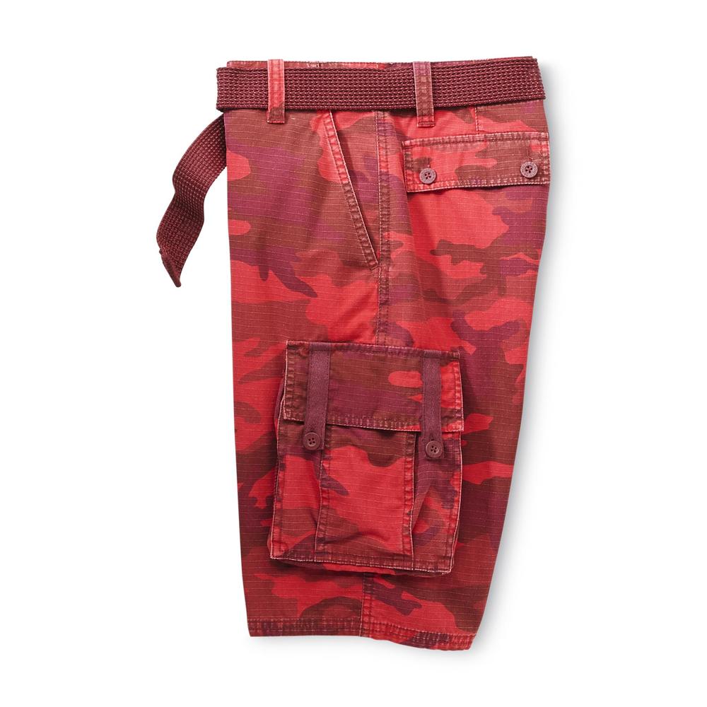 Route 66 Boy's Belt & Cargo Shorts - Camouflage