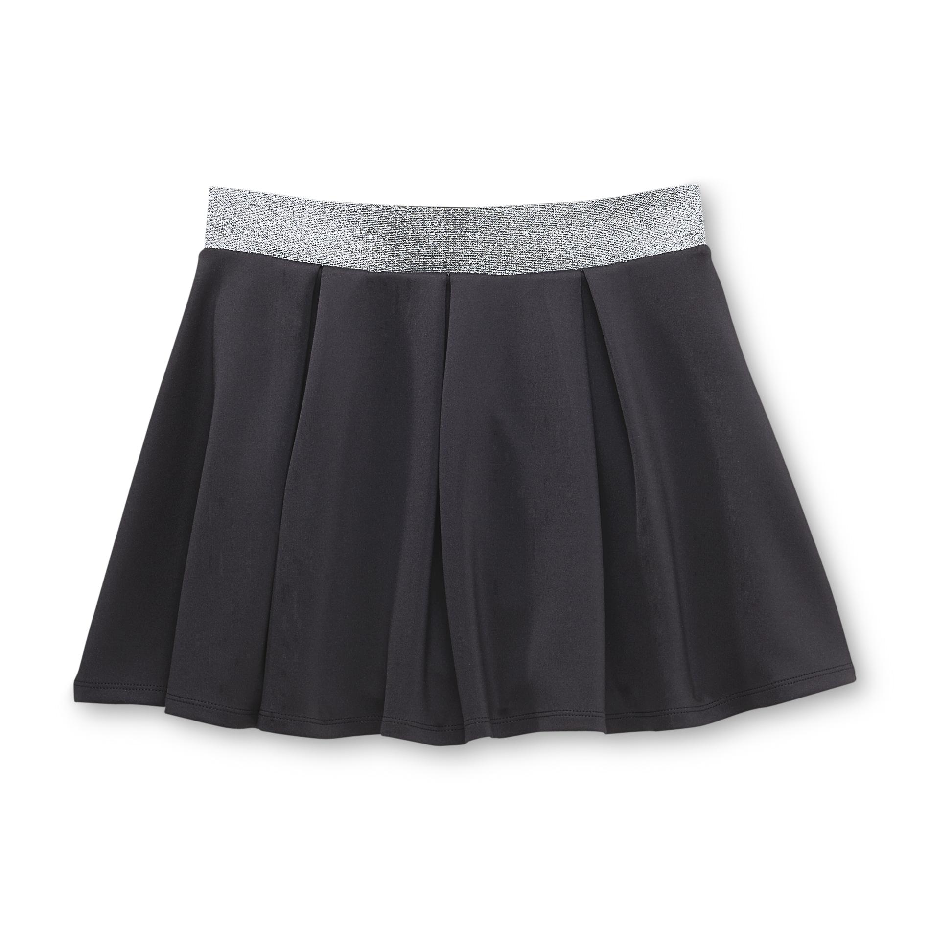 Bongo Girl's Ponte Knit Pleated Skirt