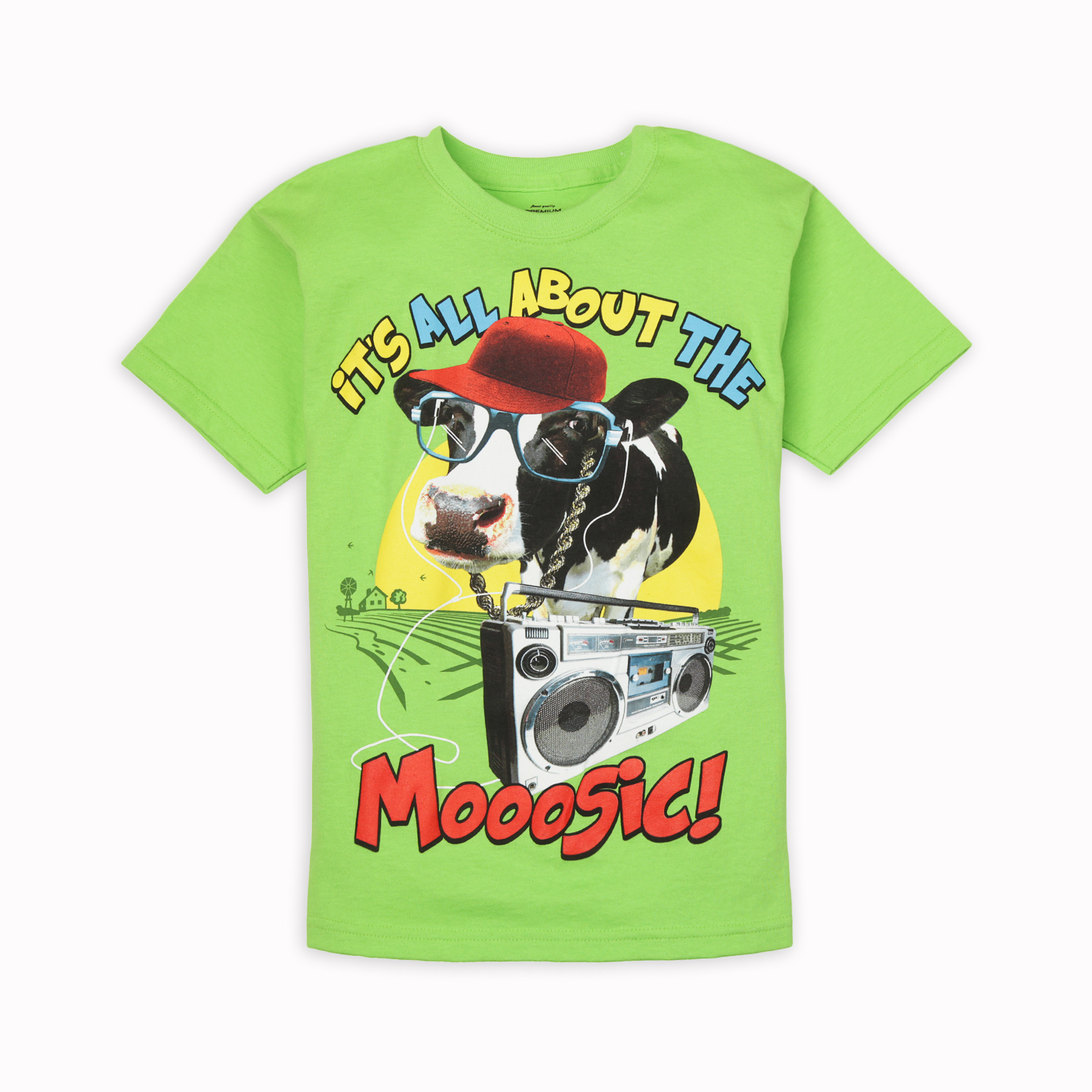 Route 66 Boy's Graphic T-Shirt - All About The Music Cow