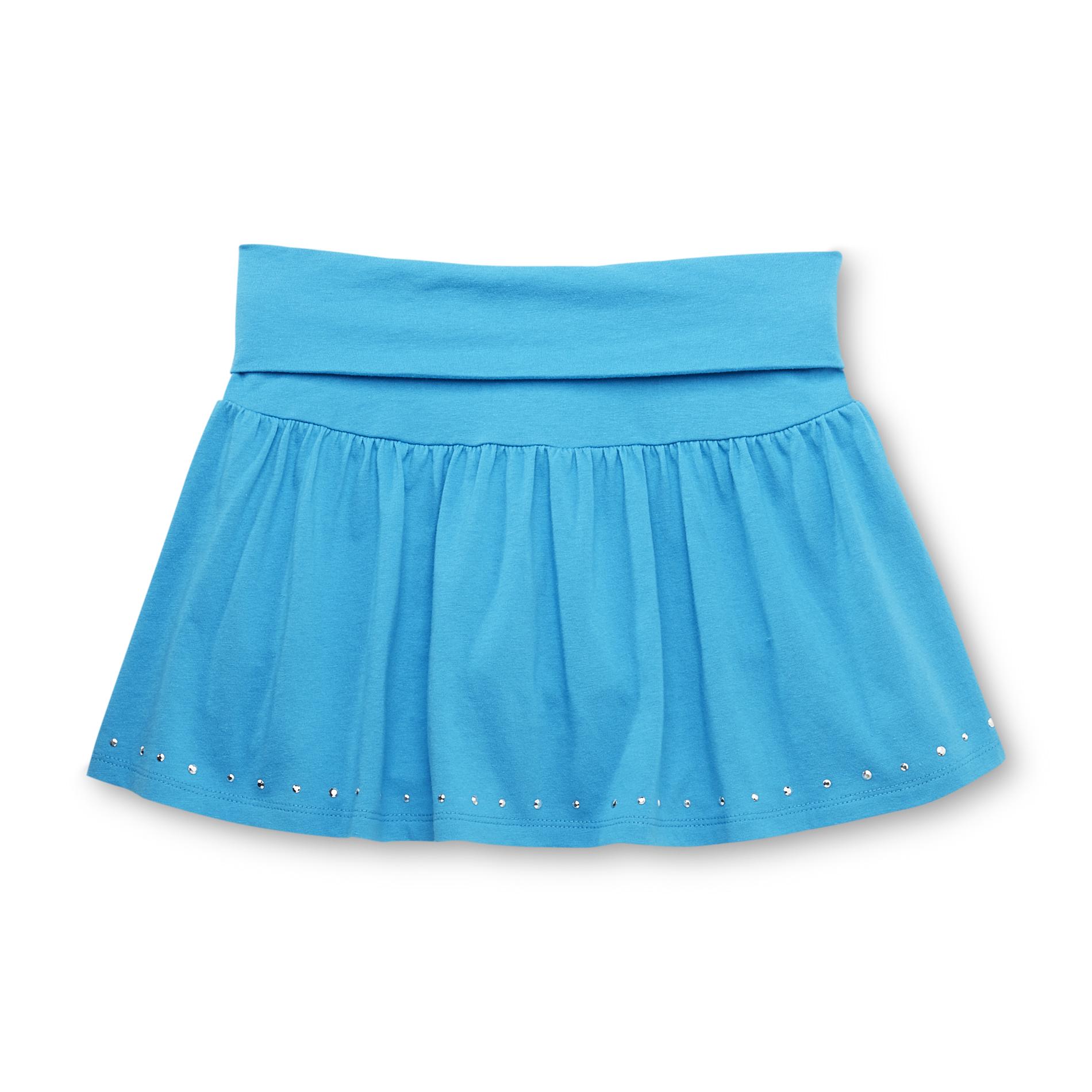 Basic Editions Girl's Scooter Skirt - Studs