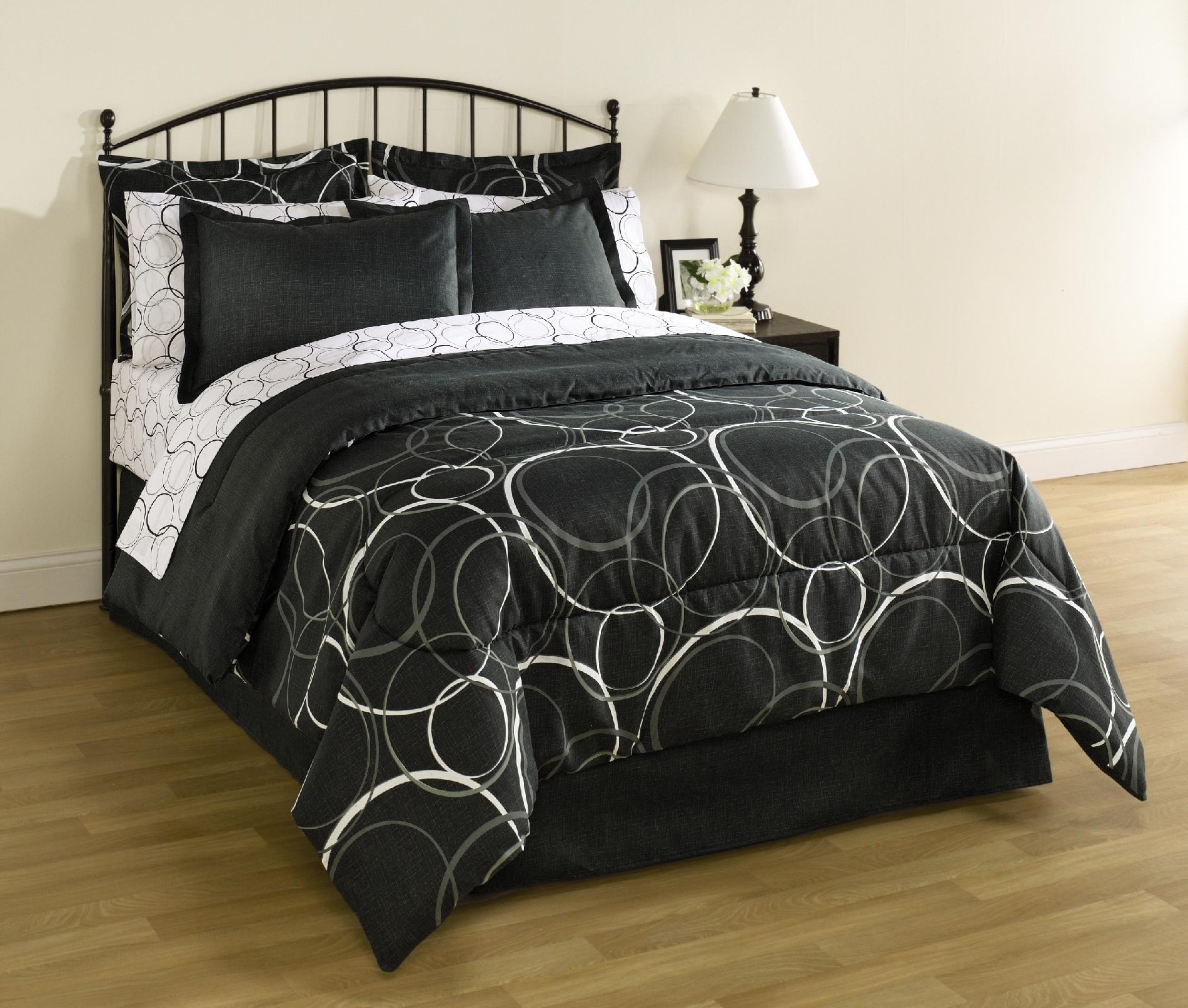 Essential Home plete Bed Set Interlocking Circles