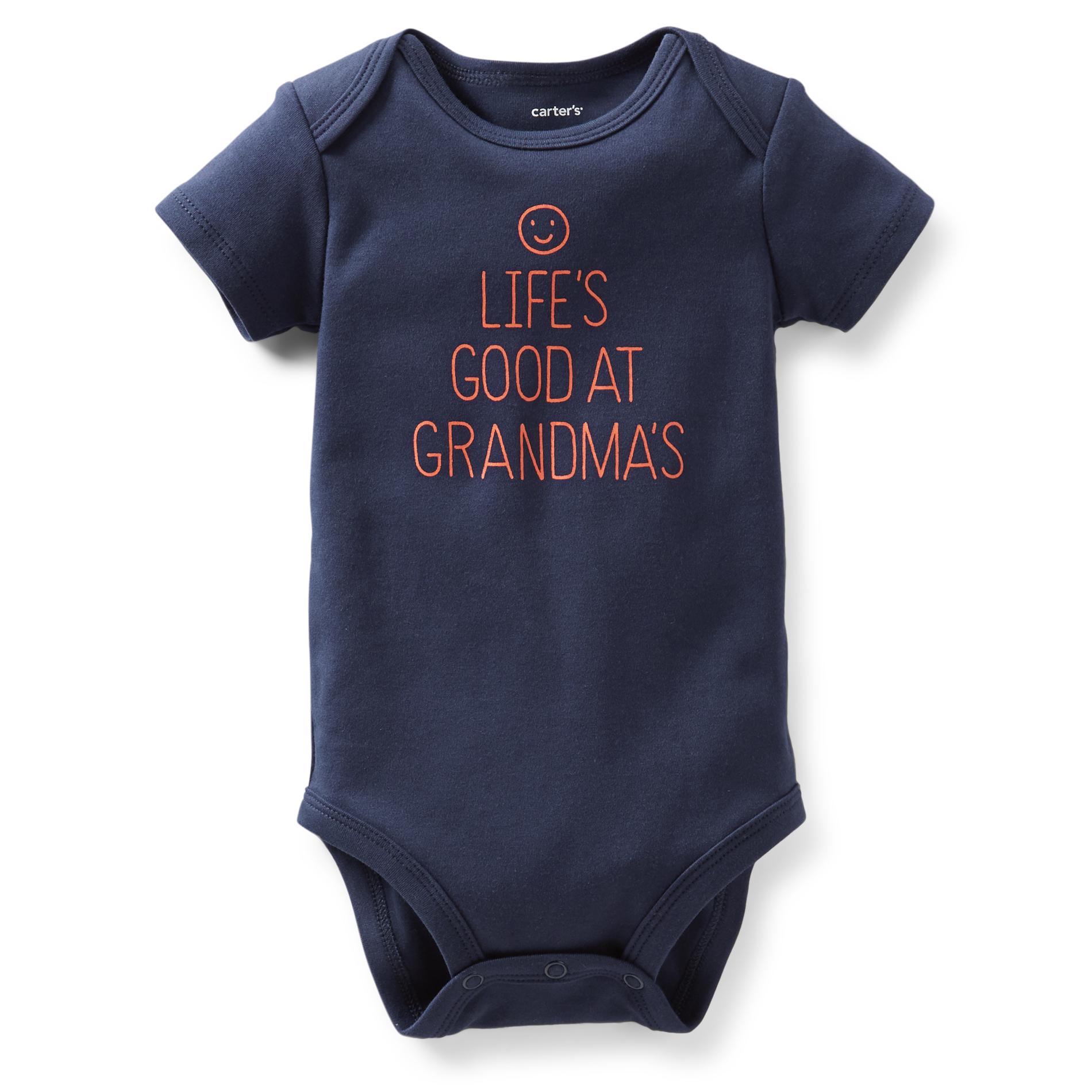 Carter's Newborn & Infant Boy's Bodysuit - Life's Good At Grandma's