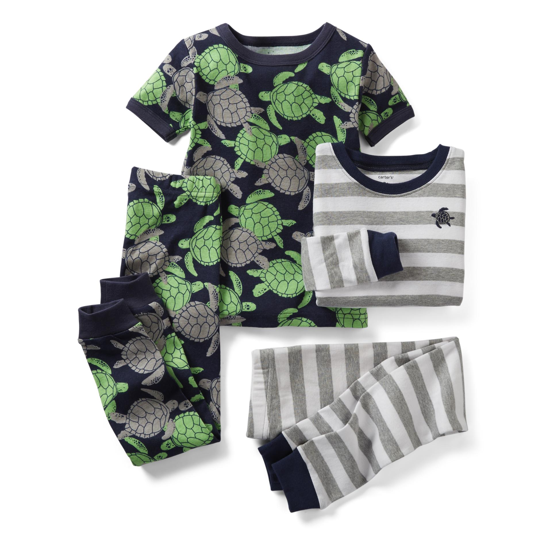 Carter's Infant & Toddler Boy's 2-Pairs Pajamas - Turtles