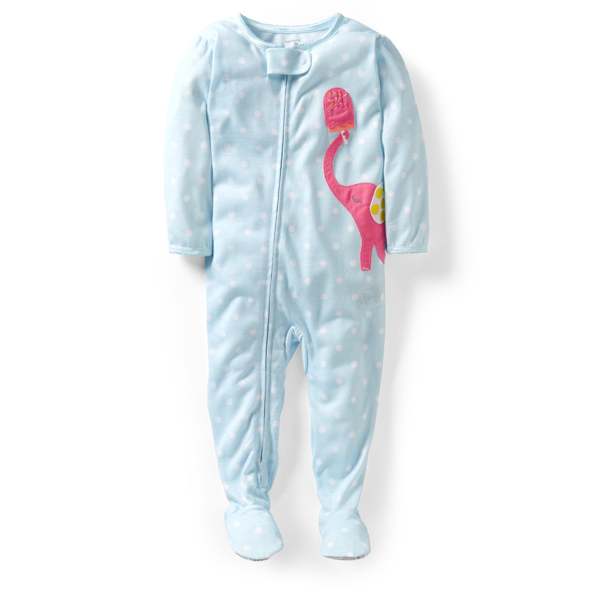Carter's Infant & Toddler Girl's Footed Sleeper Pajamas - Elephant