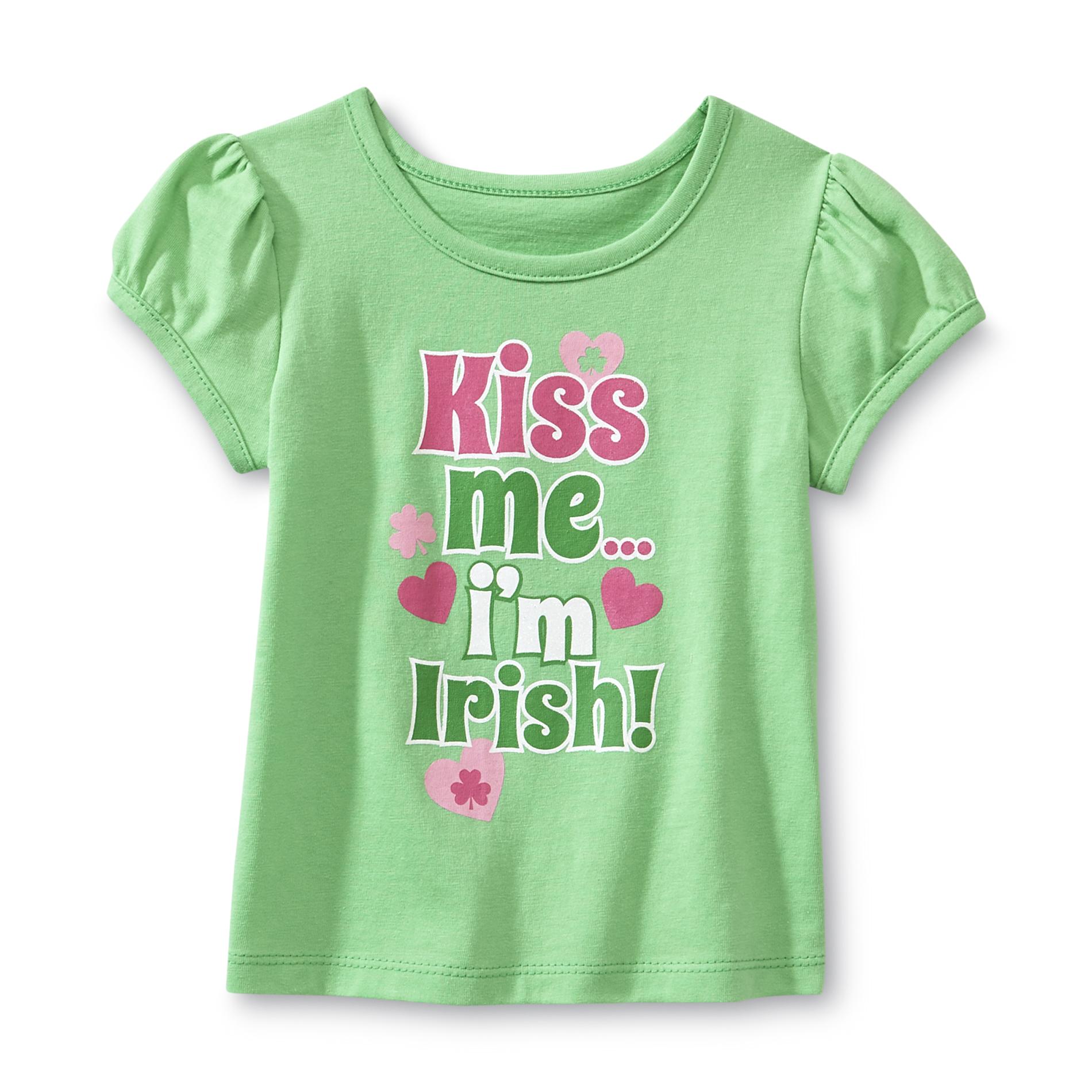 Holiday Editions Infant & Toddler Girl's St. Patrick's Day T-Shirt - Irish Hearts