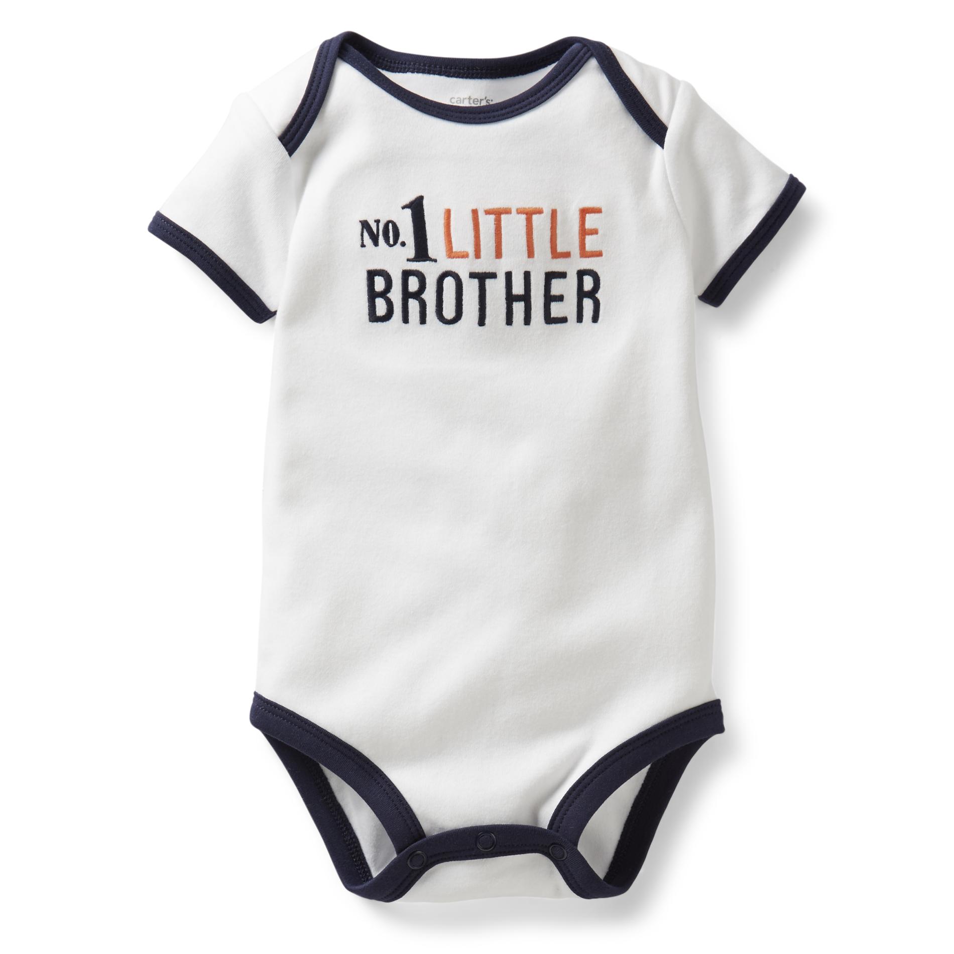 Carter's Newborn & Infant Boy's Bodysuit - No. 1 Little Brother