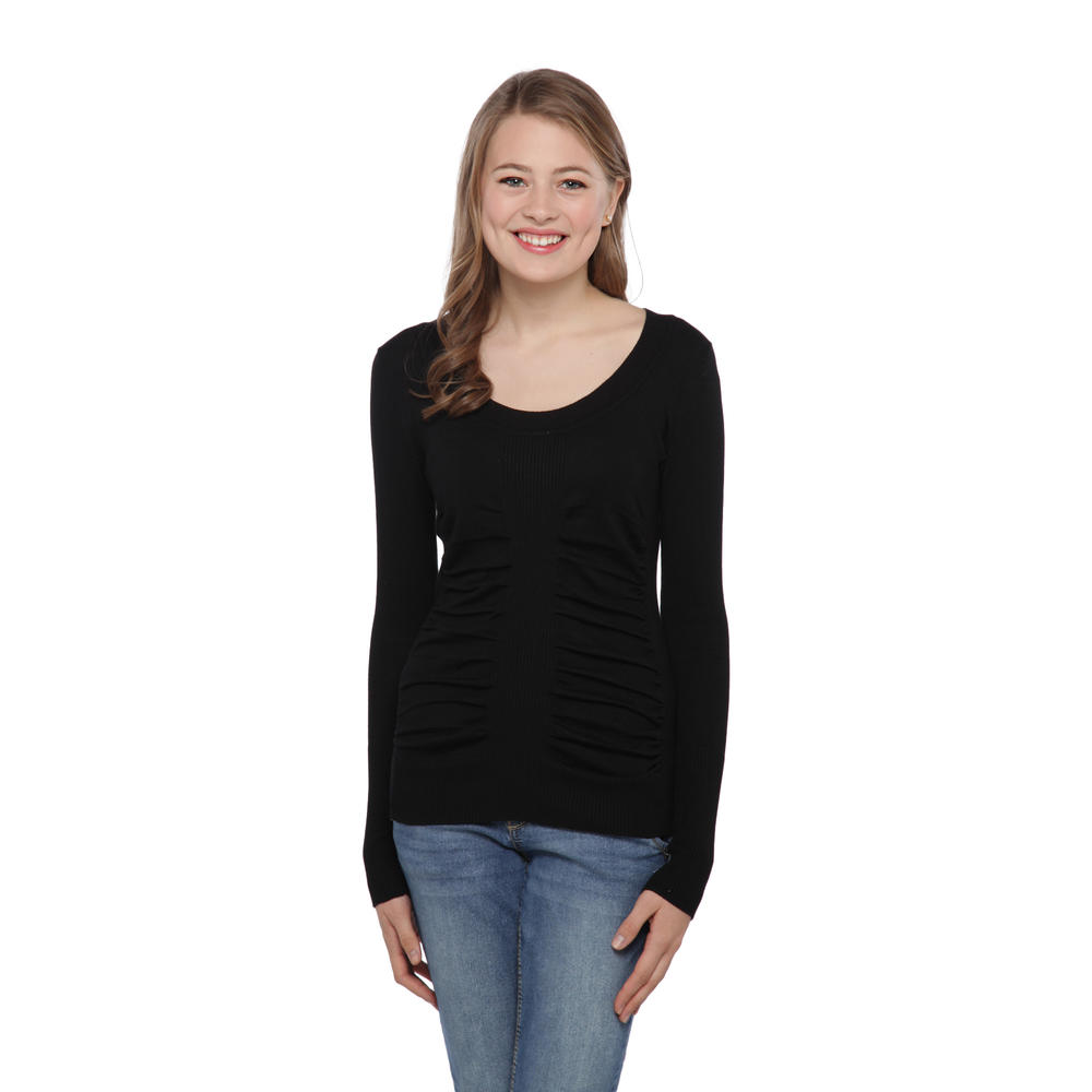 Bongo Junior's Ruched Long-Sleeve Sweater