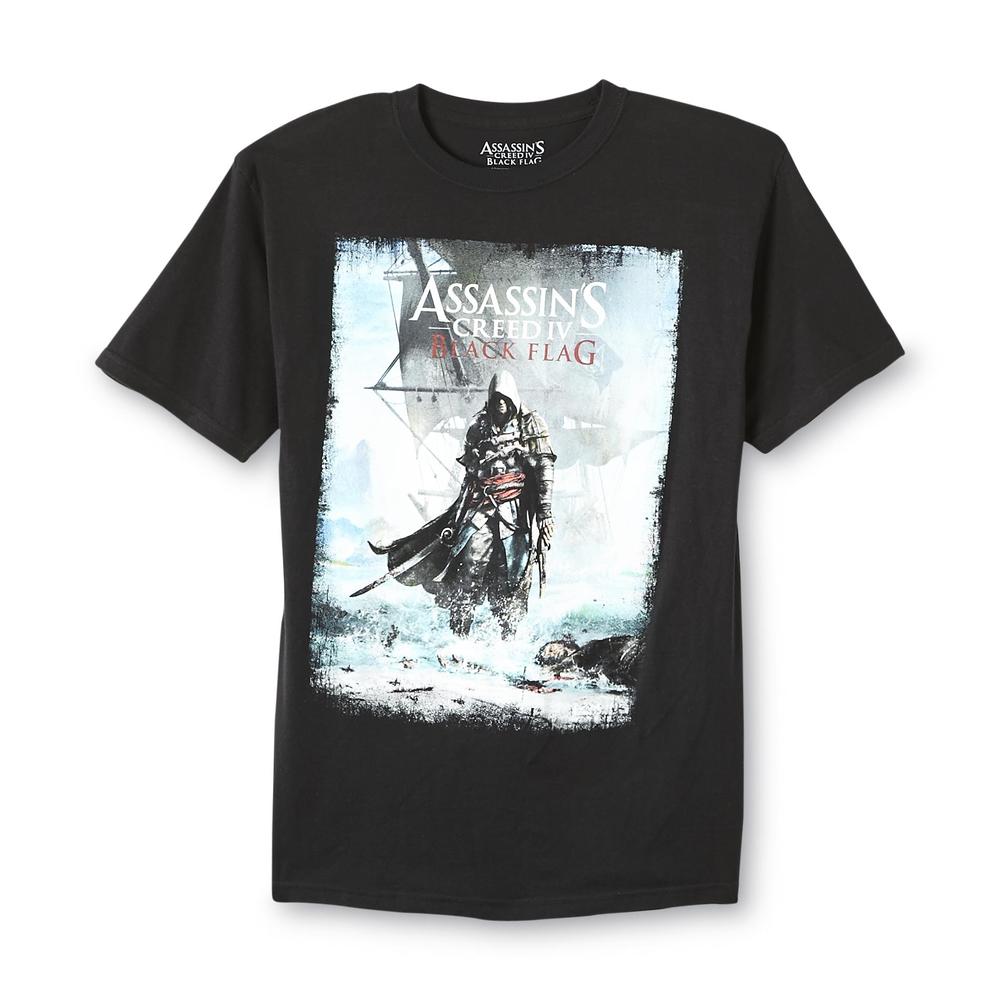 Ubisoft Young Men's Graphic T-Shirt - Assassin's Creed IV Black Flag
