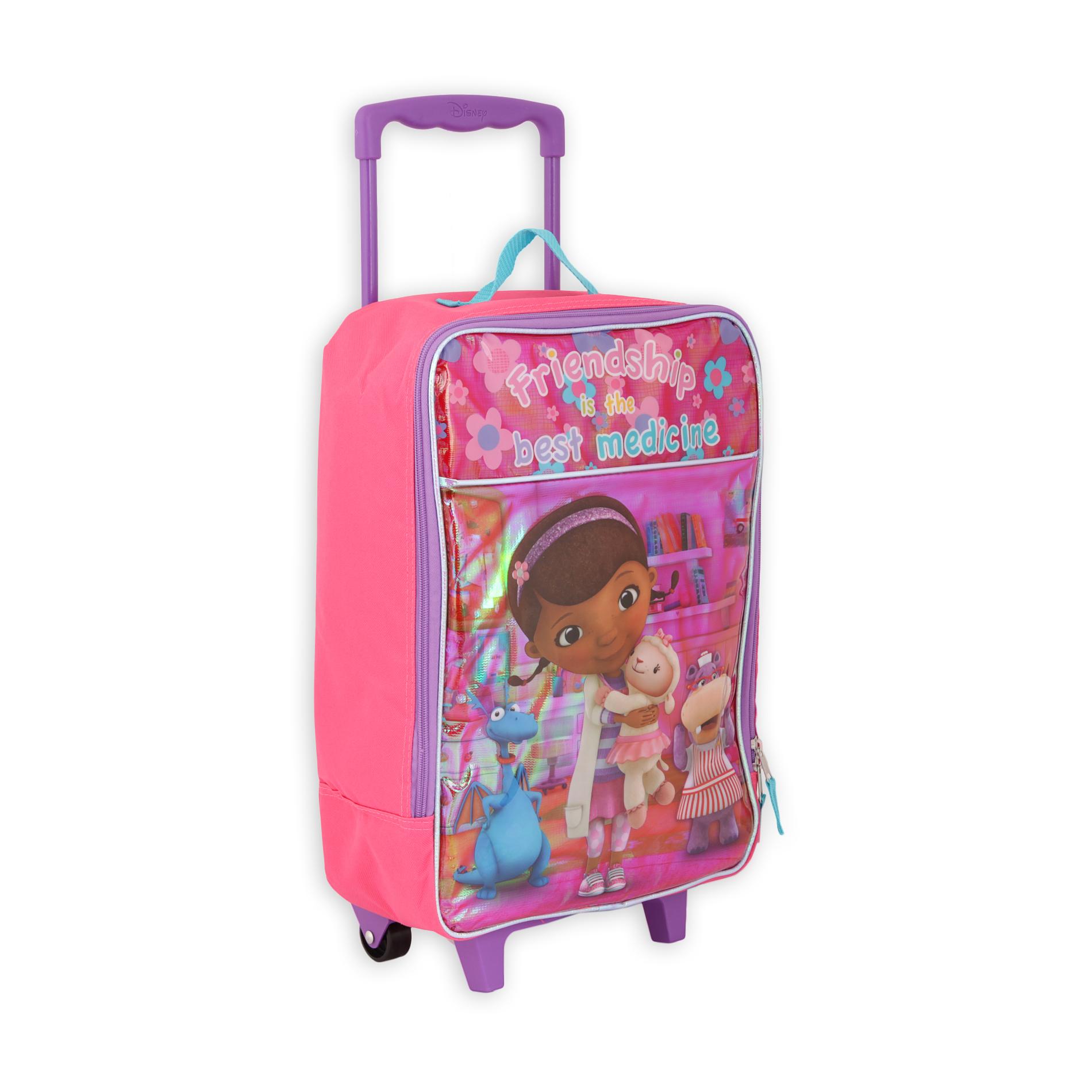 Disney Doc McStuffins Toddler Girl's 16. in. Rolling Suitcase