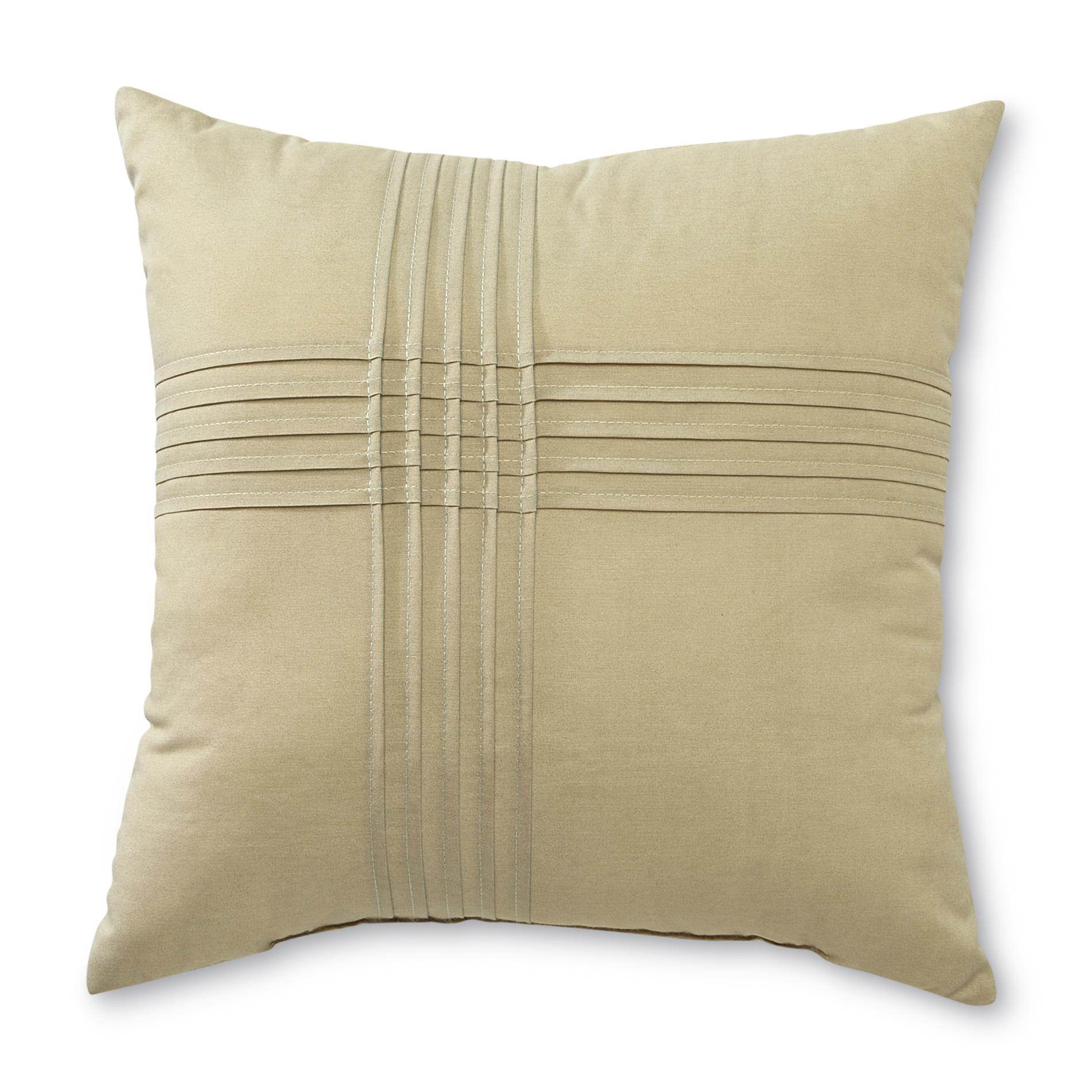 Cannon Square Pintuck Pillow